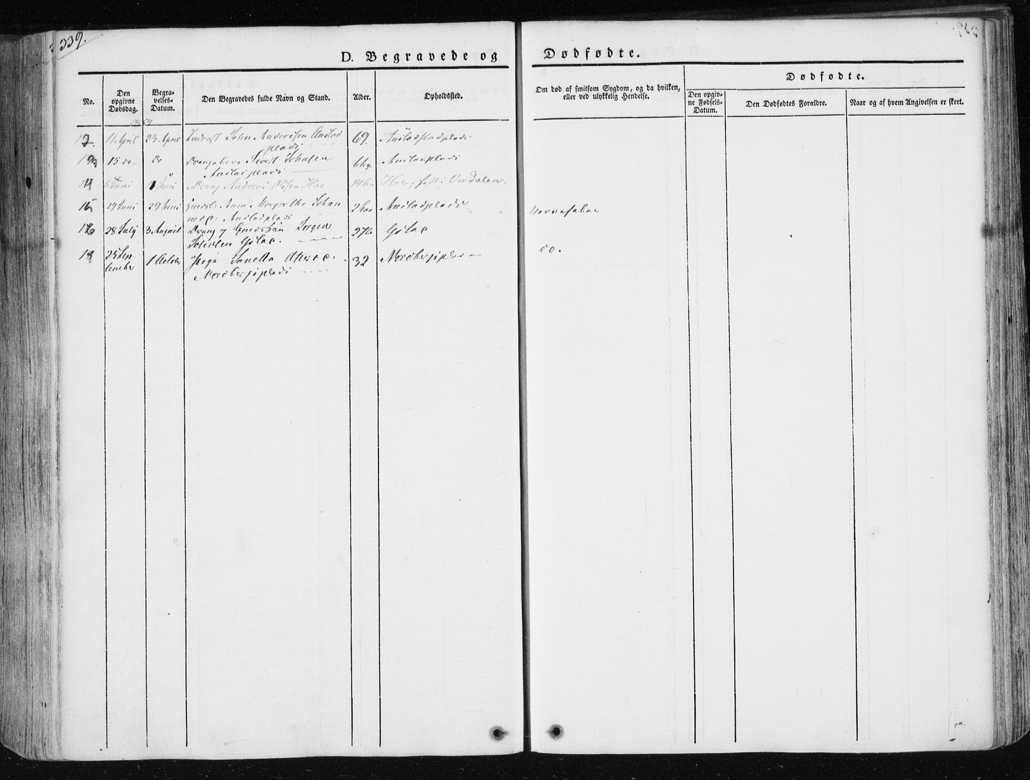 Ministerialprotokoller, klokkerbøker og fødselsregistre - Nord-Trøndelag, SAT/A-1458/730/L0280: Parish register (official) no. 730A07 /2, 1840-1854, p. 329