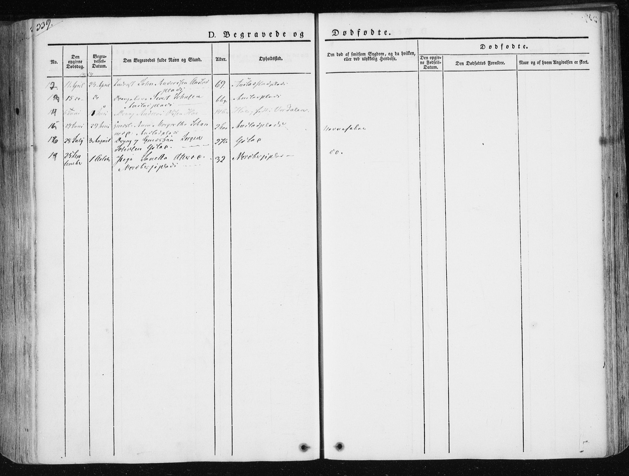 Ministerialprotokoller, klokkerbøker og fødselsregistre - Nord-Trøndelag, AV/SAT-A-1458/730/L0280: Parish register (official) no. 730A07 /2, 1840-1854, p. 329