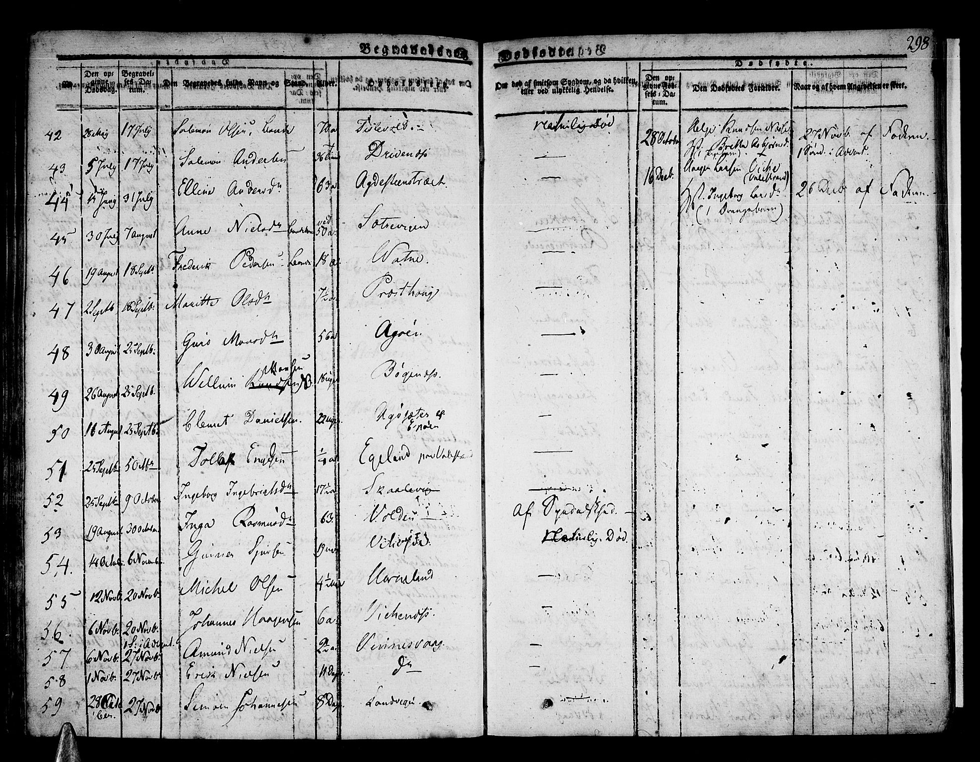 Stord sokneprestembete, AV/SAB-A-78201/H/Haa: Parish register (official) no. A 6, 1826-1840, p. 298