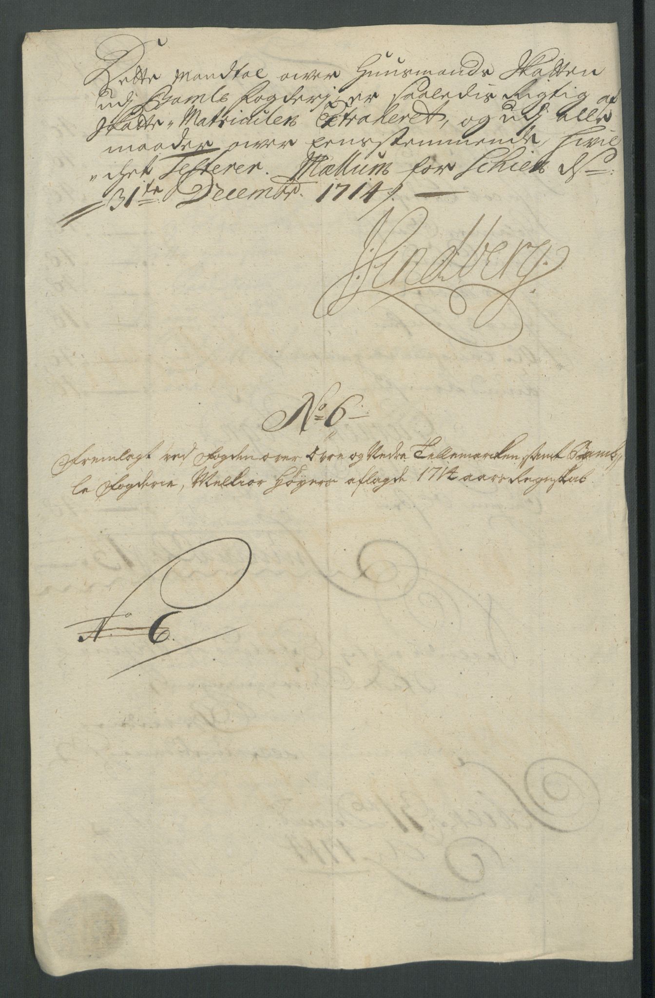 Rentekammeret inntil 1814, Reviderte regnskaper, Fogderegnskap, AV/RA-EA-4092/R36/L2126: Fogderegnskap Øvre og Nedre Telemark og Bamble, 1714, p. 101