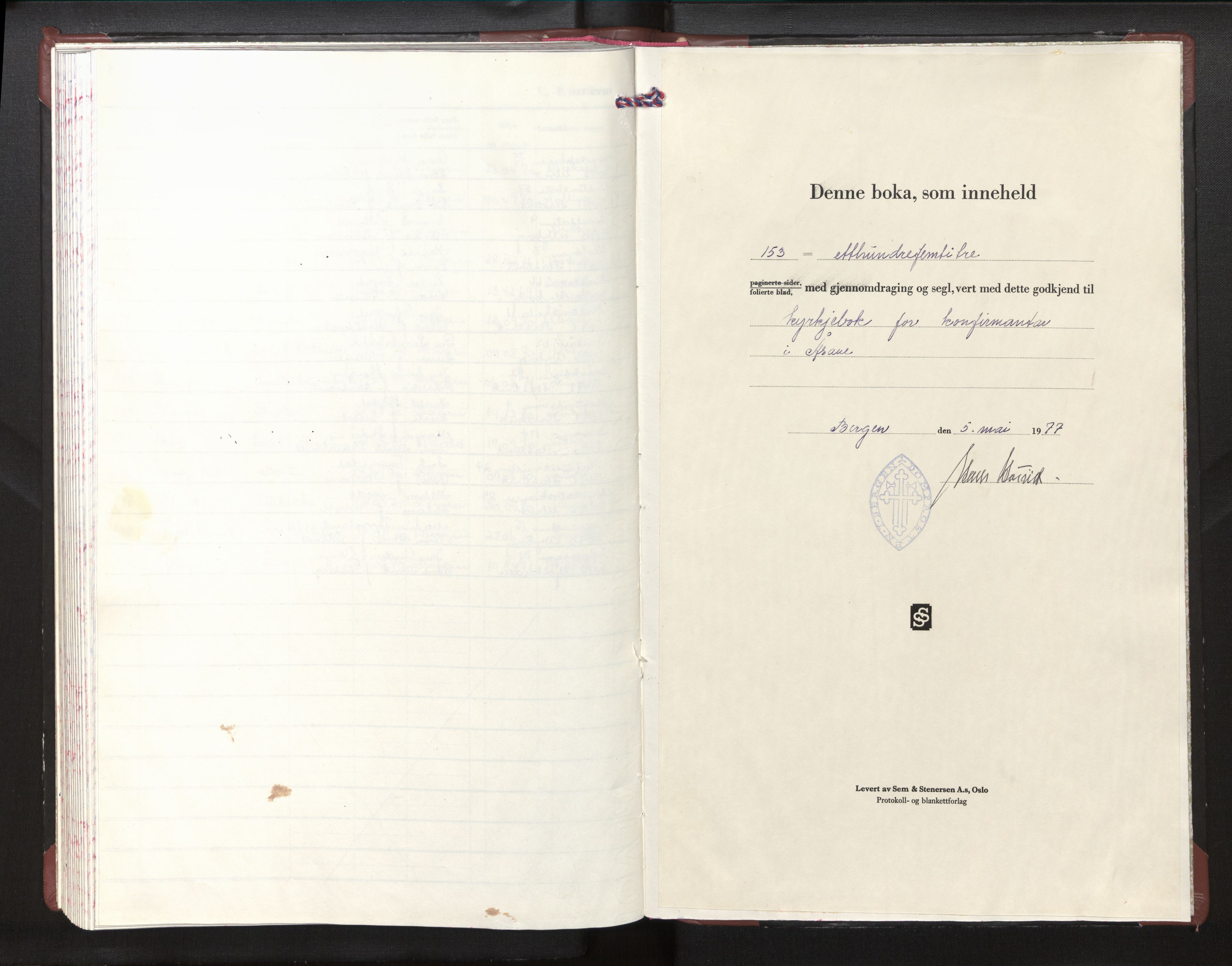 Åsane sokneprestembete, AV/SAB-A-79401/H/Haa/Haac/L0003: Parish register (official) no. C 3, 1977-1985