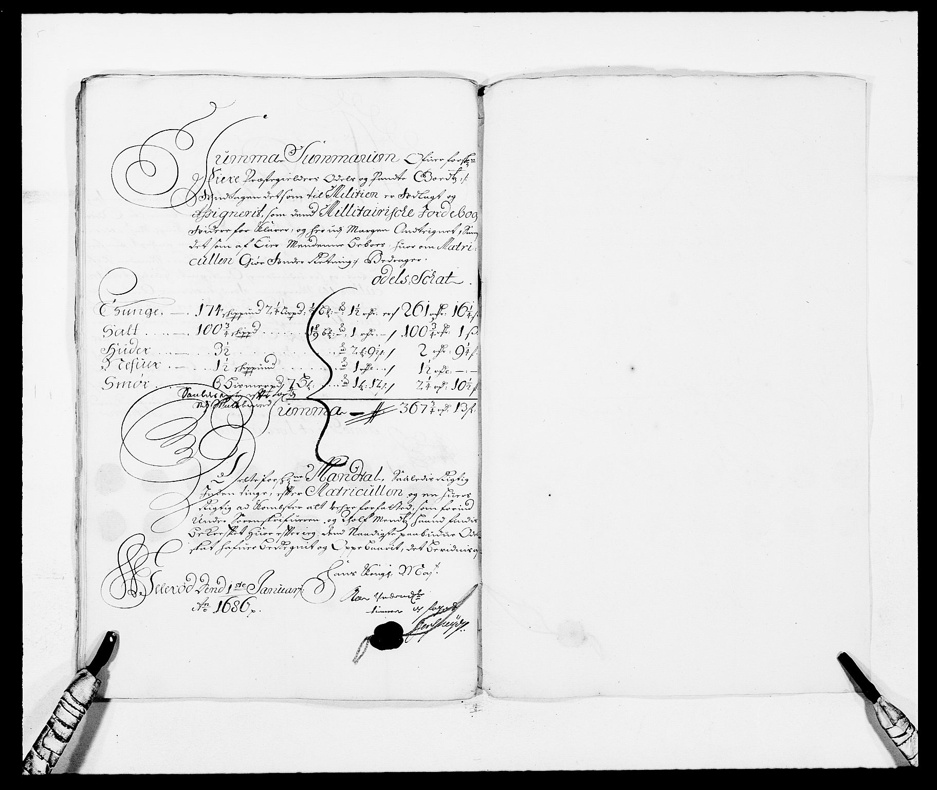 Rentekammeret inntil 1814, Reviderte regnskaper, Fogderegnskap, AV/RA-EA-4092/R09/L0433: Fogderegnskap Follo, 1685-1686, p. 170