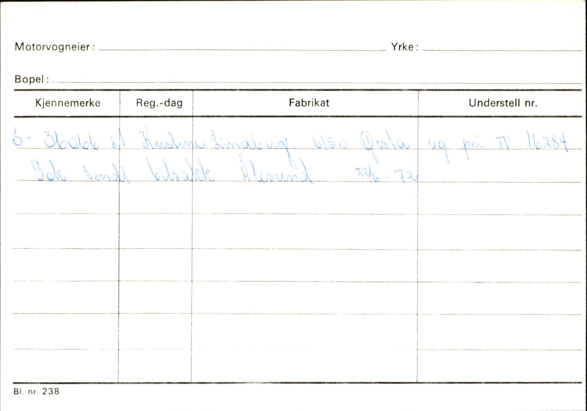 Statens vegvesen, Sogn og Fjordane vegkontor, AV/SAB-A-5301/4/F/L0132: Eigarregister Askvoll A-Å. Balestrand A-Å, 1945-1975, p. 2327