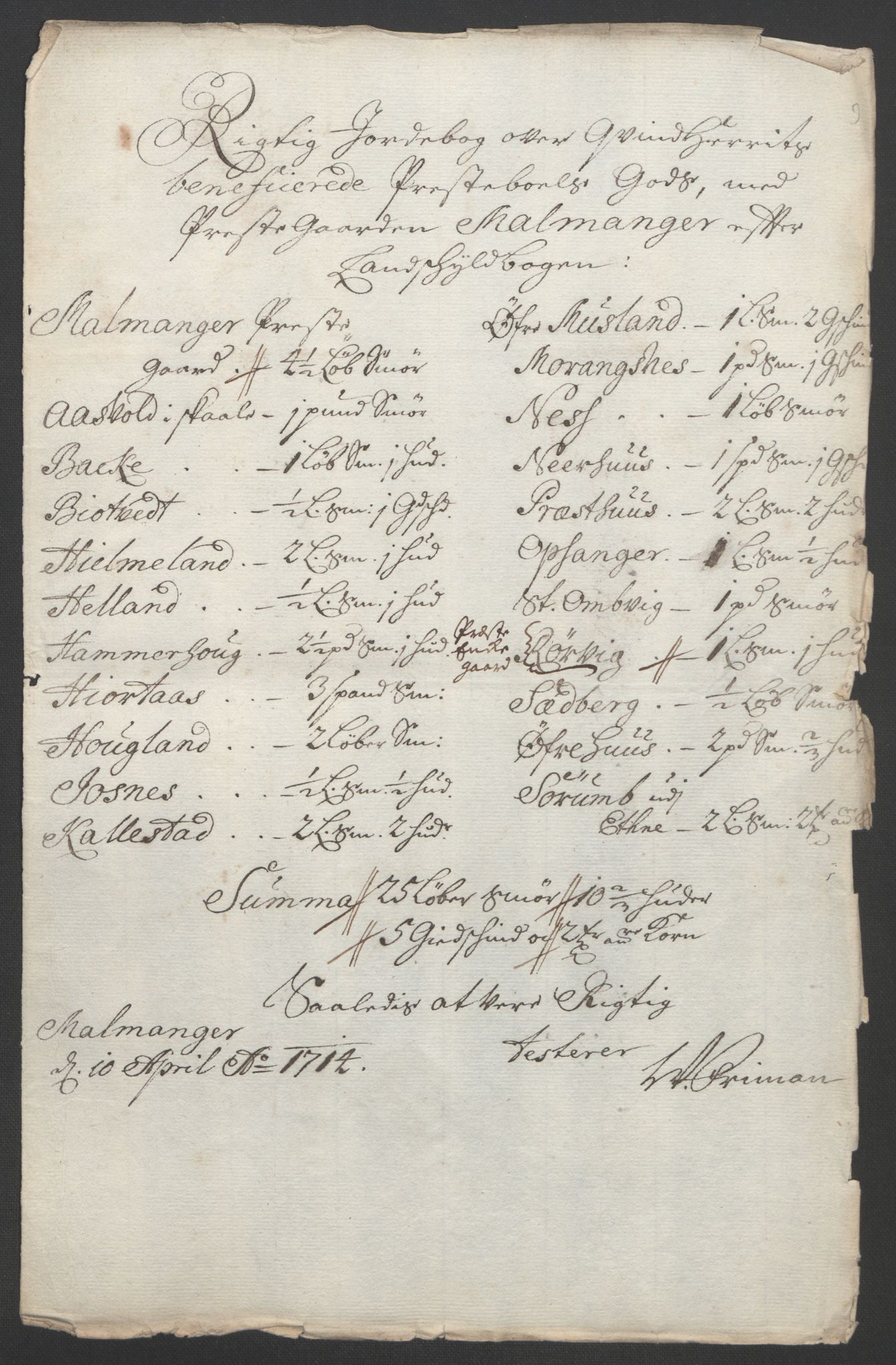 Rentekammeret inntil 1814, Reviderte regnskaper, Fogderegnskap, RA/EA-4092/R49/L3138: Fogderegnskap Rosendal Baroni, 1691-1714, p. 296