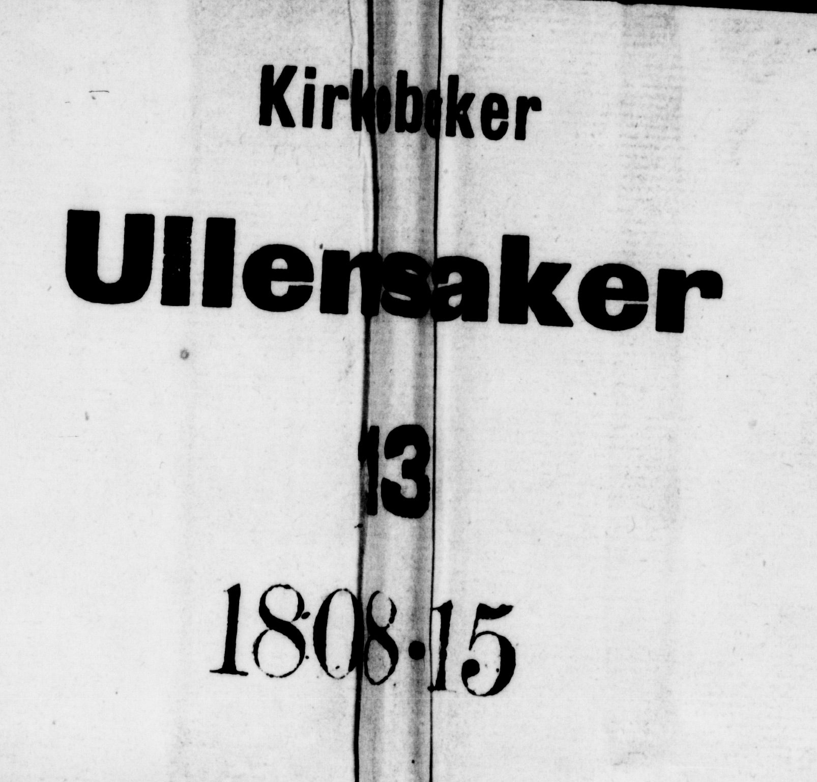 Ullensaker prestekontor Kirkebøker, SAO/A-10236a/F/Fa/L0012: Parish register (official) no. I 12, 1808-1815