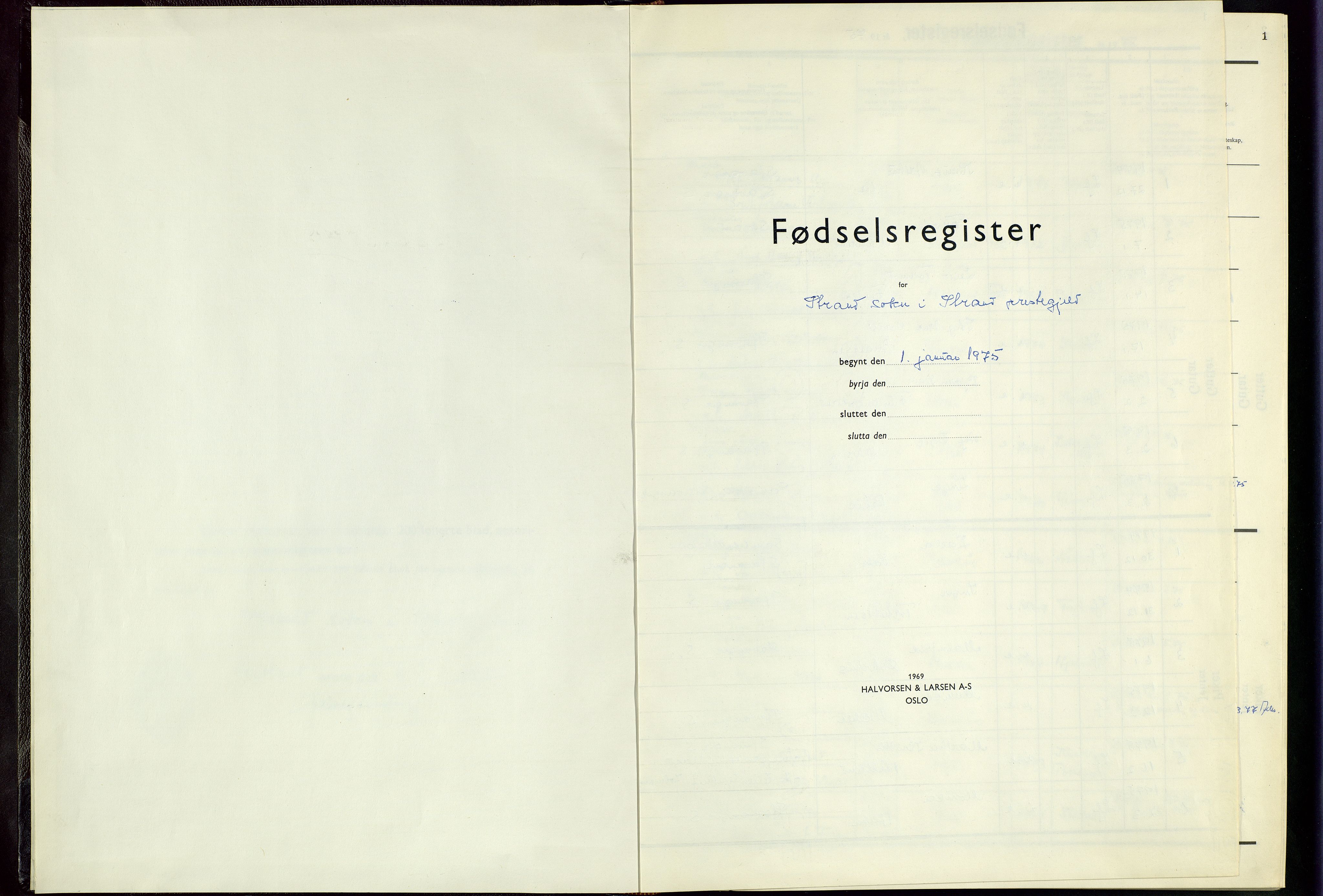 Strand sokneprestkontor, SAST/A-101828/I/Id/L0004: Birth register no. 4, 1975-1982