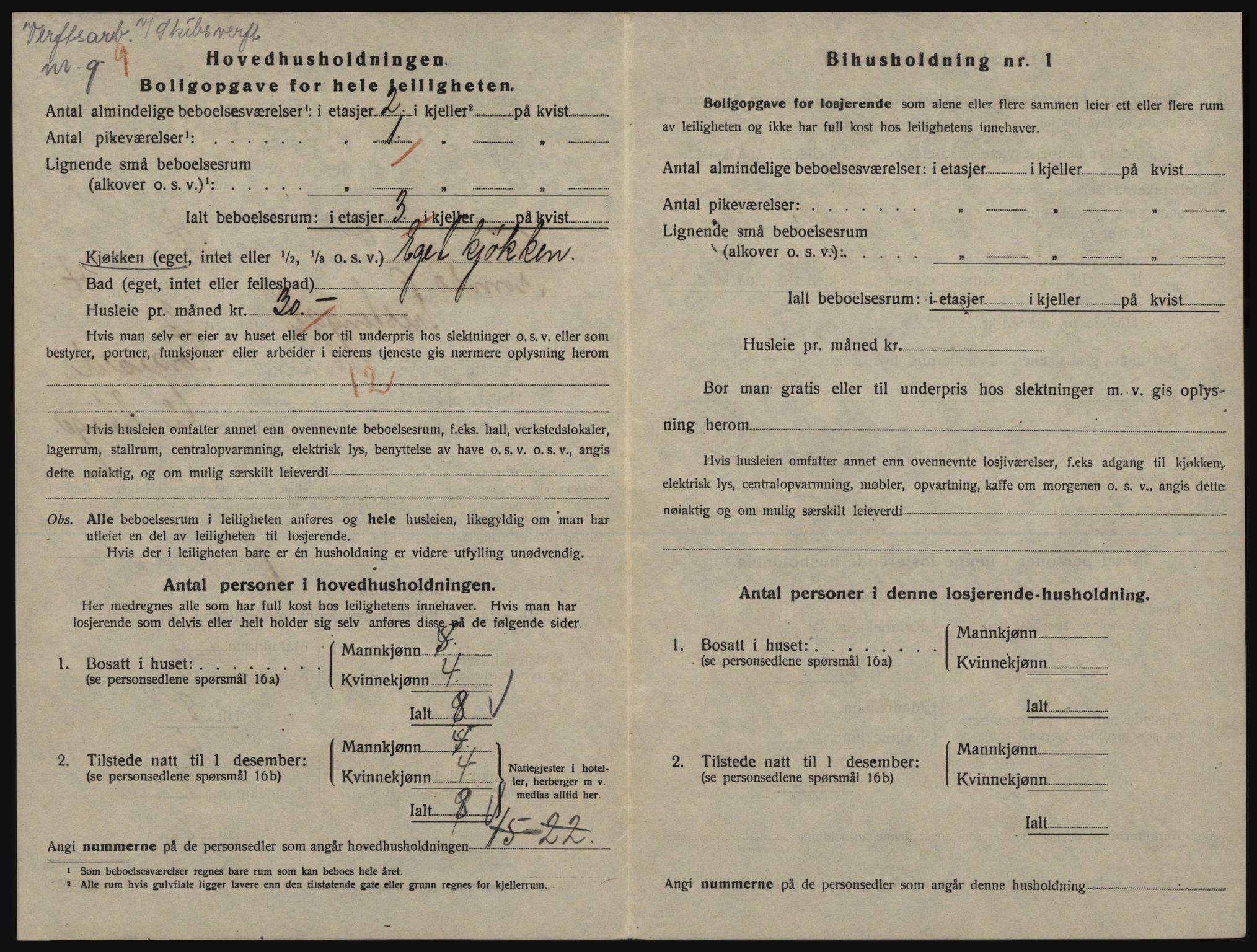 SATØ, 1920 census for Tromsø, 1920, p. 3386