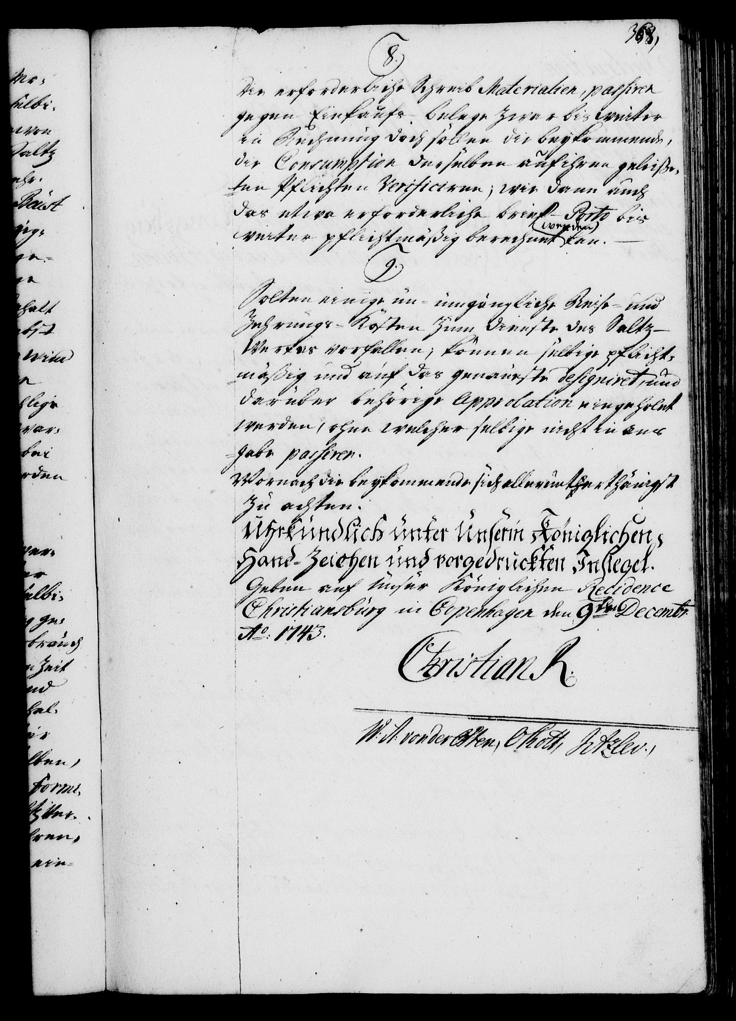 Rentekammeret, Kammerkanselliet, RA/EA-3111/G/Gg/Ggi/L0002: Norsk instruksjonsprotokoll med register (merket RK 53.35), 1729-1751, p. 368