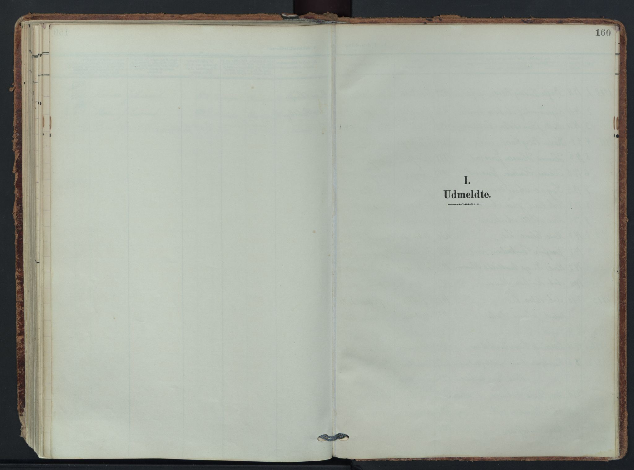 Østre Aker prestekontor Kirkebøker, AV/SAO-A-10840/F/Fb/L0001: Parish register (official) no. II 1, 1906-1931, p. 160