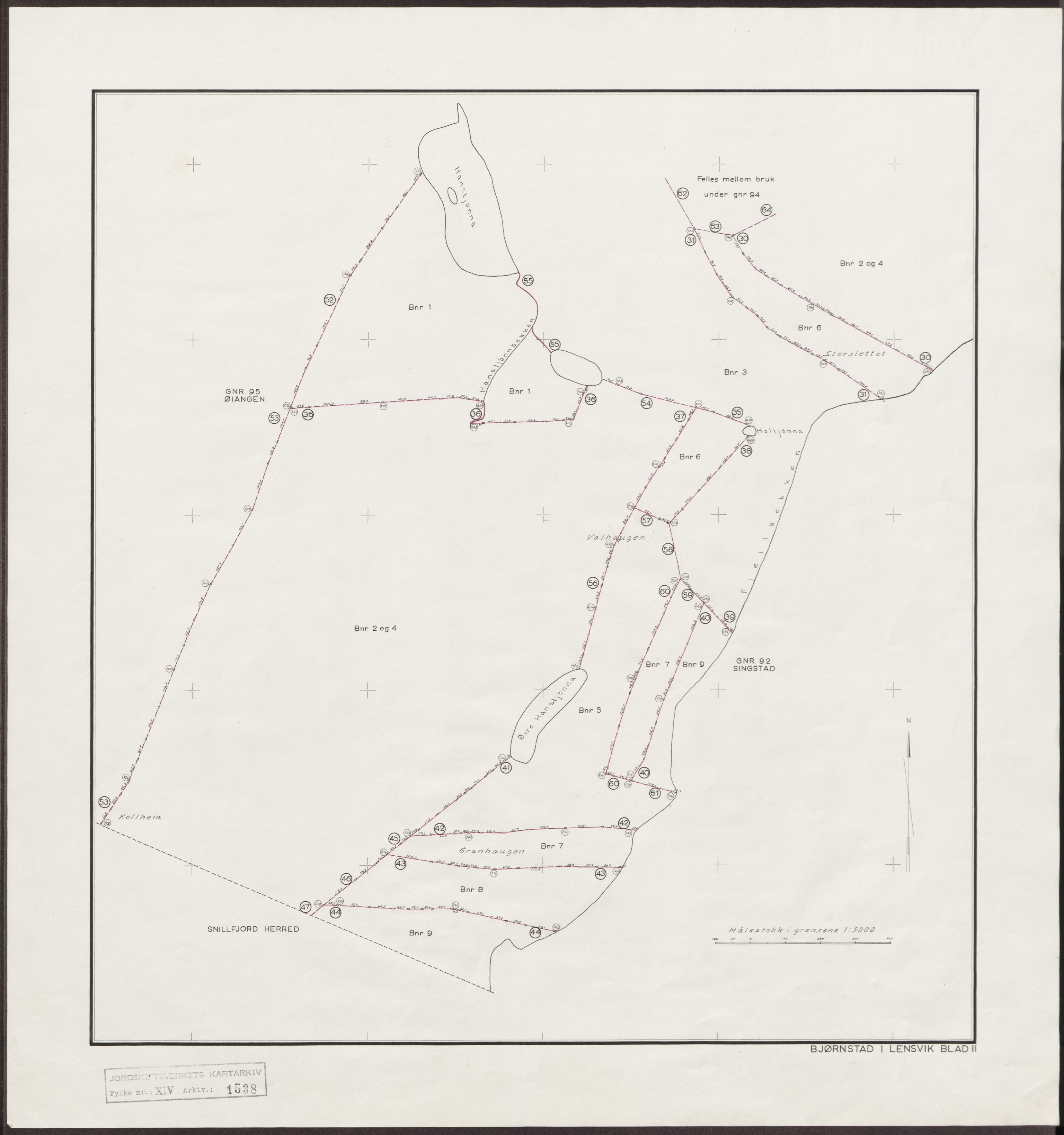 Jordskifteverkets kartarkiv, AV/RA-S-3929/T, 1859-1988, p. 2342