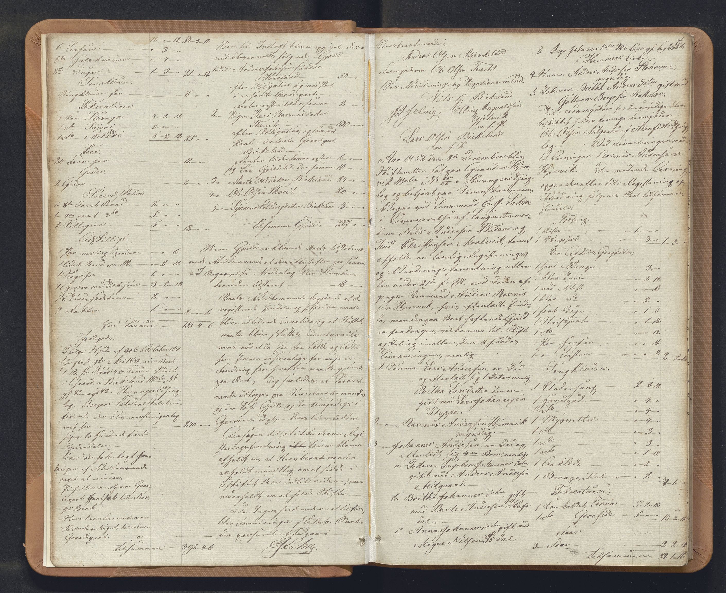Nordhordland sorenskrivar, SAB/A-2901/1/H/Hb/L0014: Registreringsprotokollar, 1852-1864, p. 4