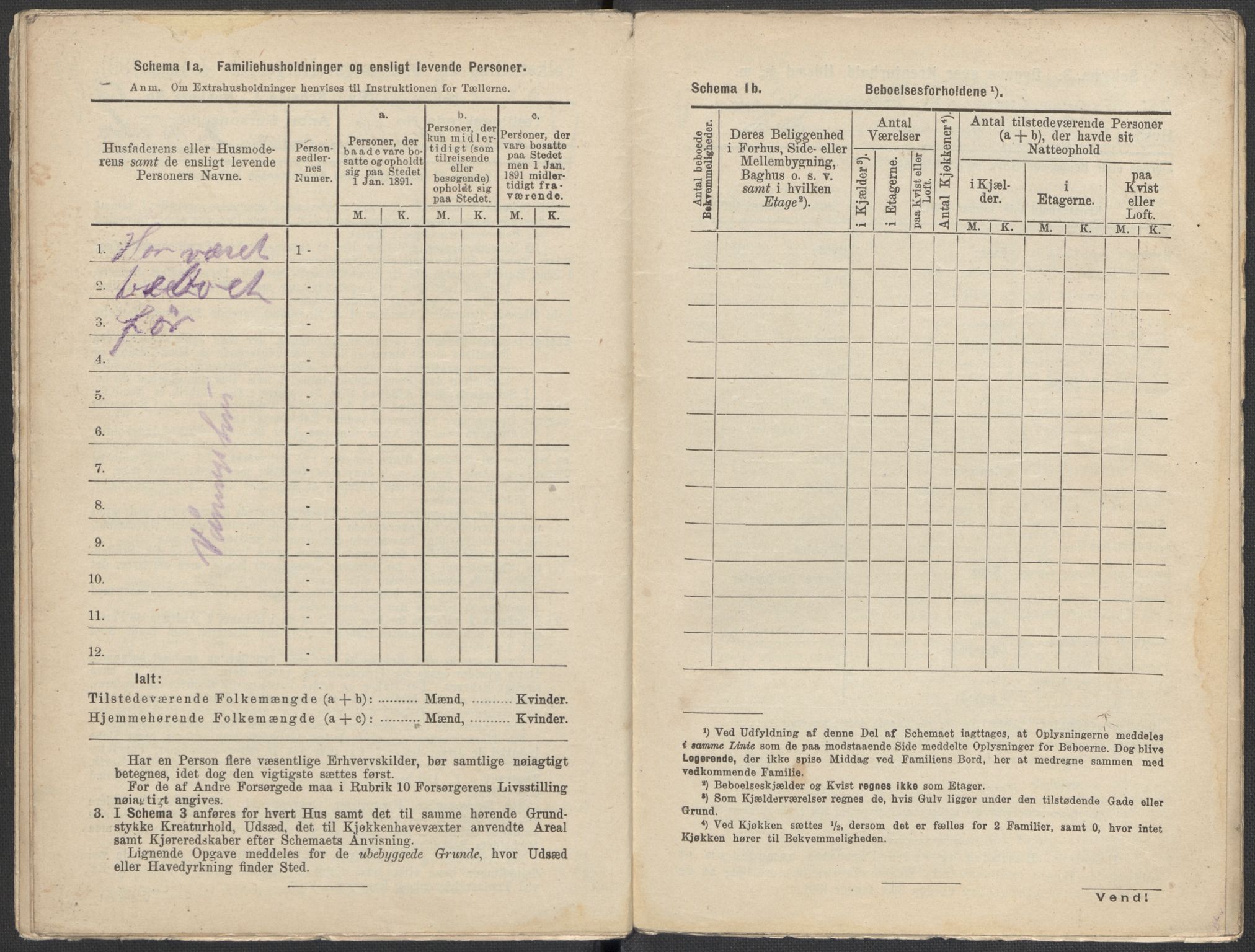 RA, 1891 Census for 1301 Bergen, 1891, p. 2483