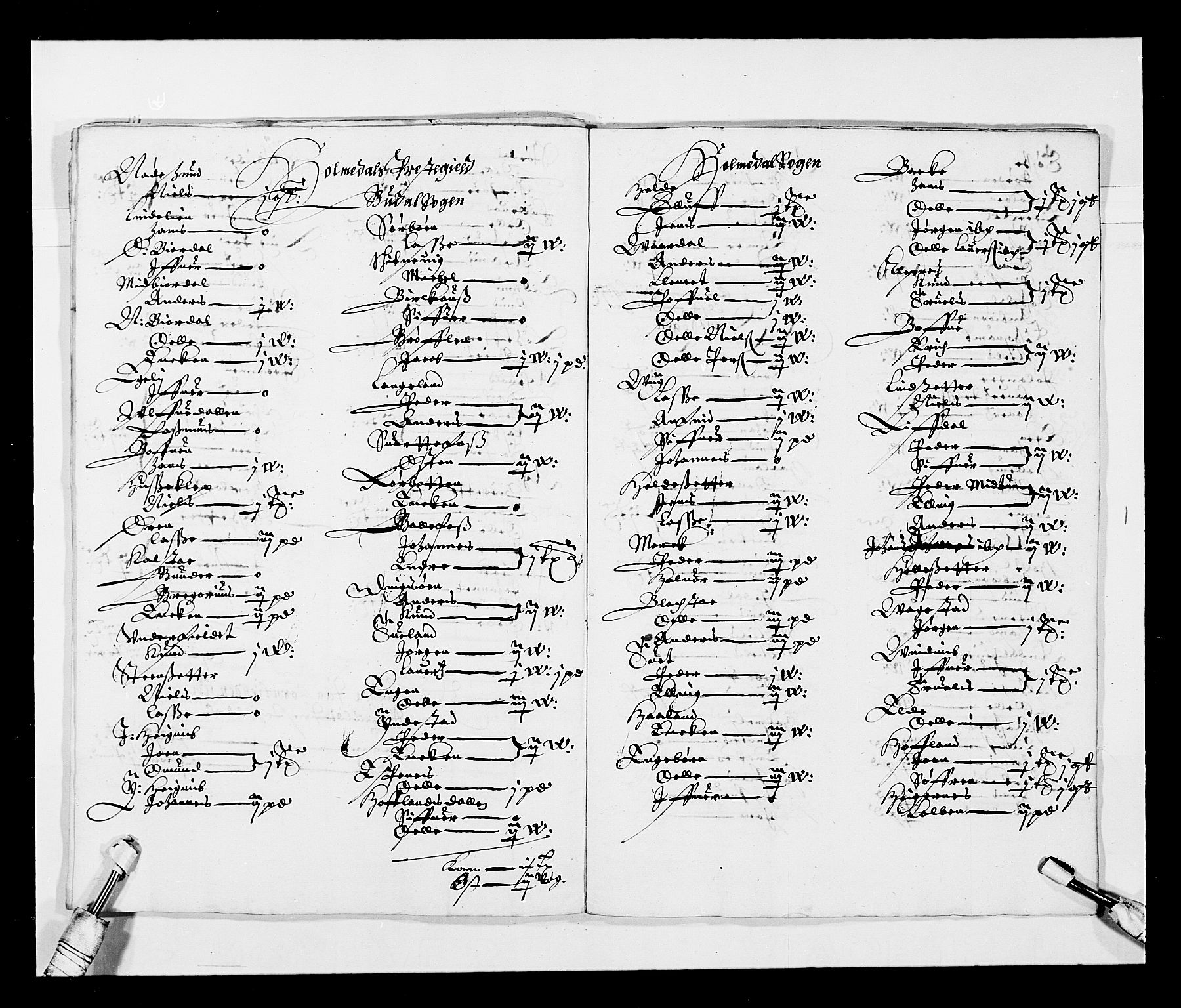 Stattholderembetet 1572-1771, AV/RA-EA-2870/Ek/L0026/0002: Jordebøker 1633-1658: / Tiendelister fra Bergenhus len, 1642-1647, p. 25