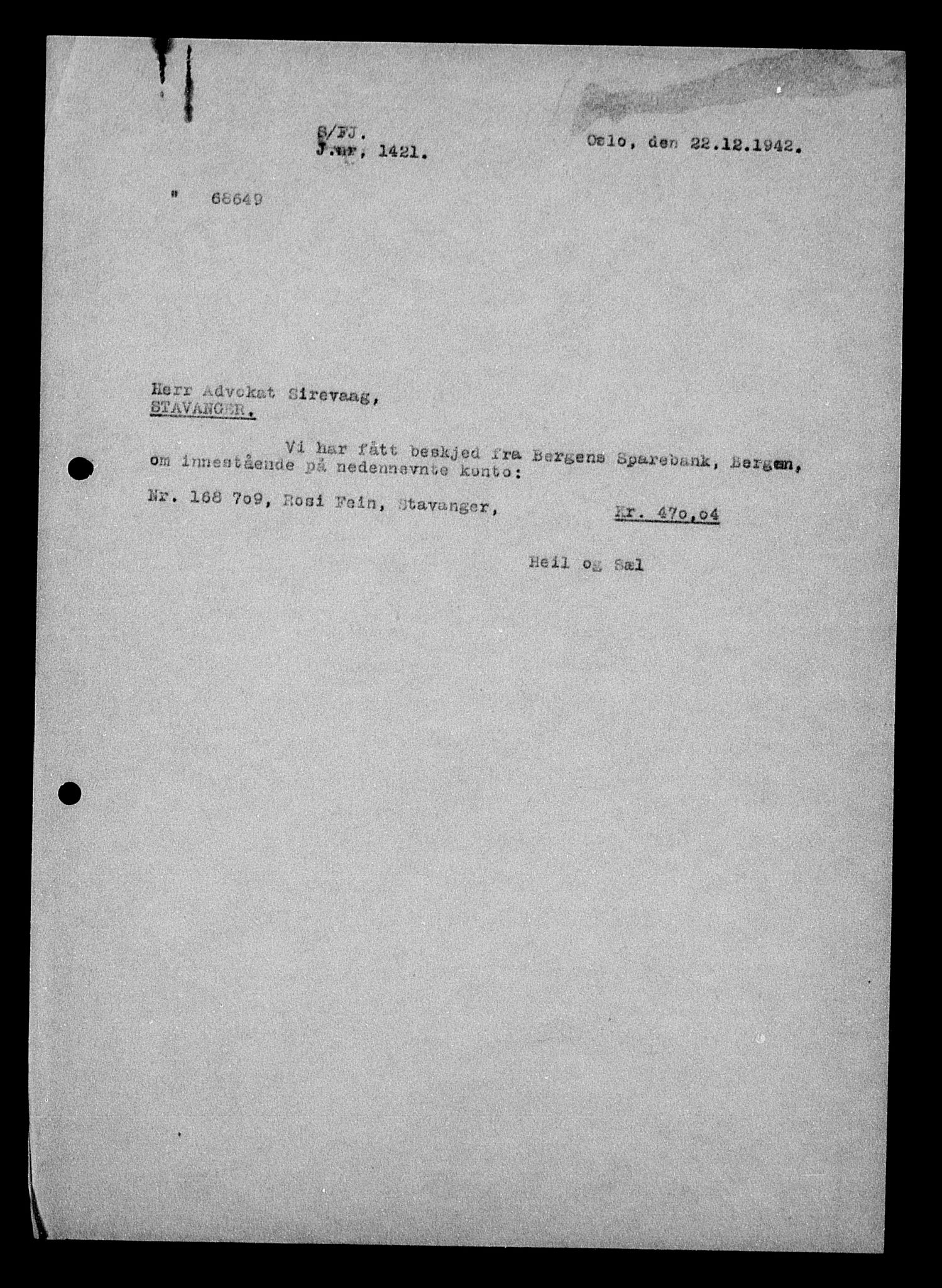 Justisdepartementet, Tilbakeføringskontoret for inndratte formuer, AV/RA-S-1564/H/Hc/Hcd/L0995: --, 1945-1947, p. 233