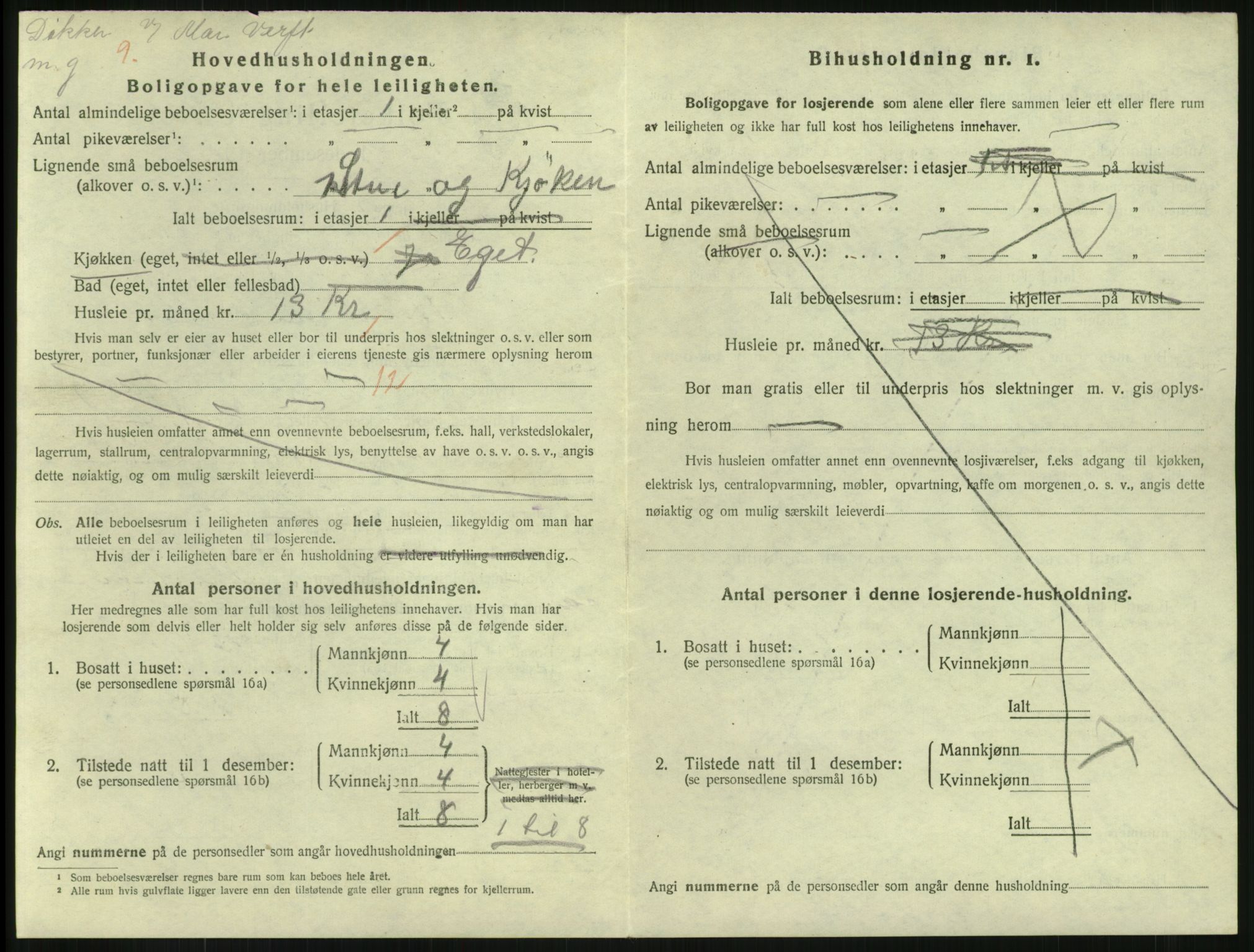 SAKO, 1920 census for Horten, 1920, p. 4884