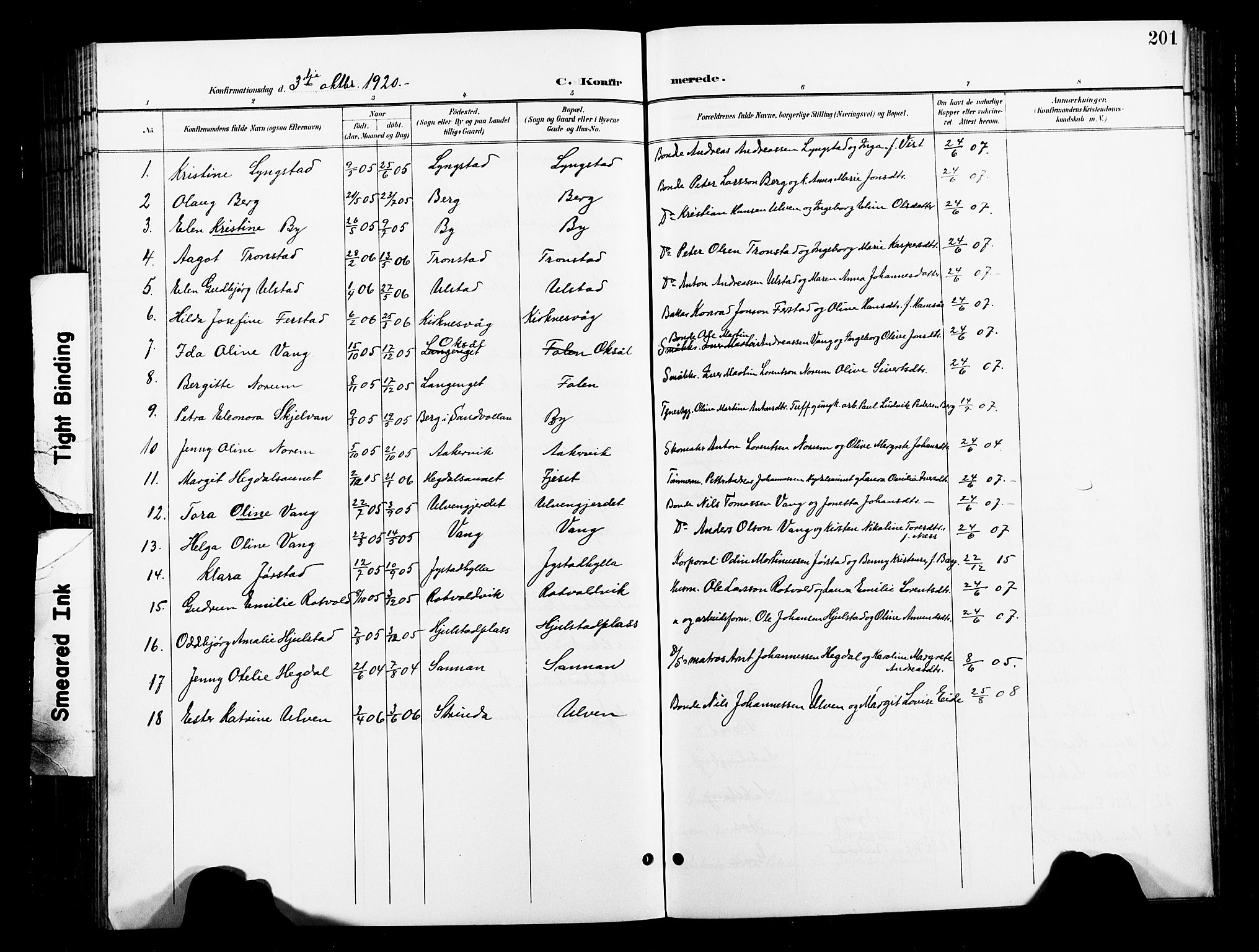 Ministerialprotokoller, klokkerbøker og fødselsregistre - Nord-Trøndelag, SAT/A-1458/730/L0302: Parish register (copy) no. 730C05, 1898-1924, p. 201