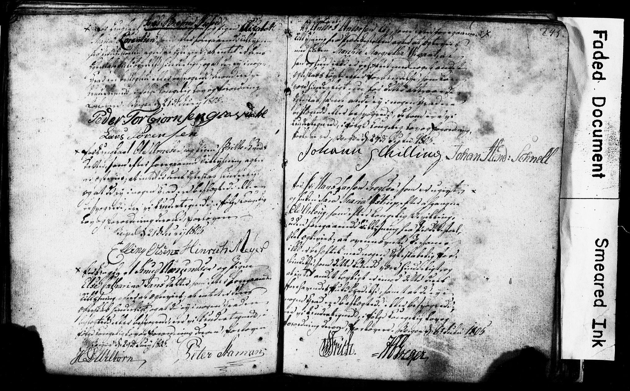 Korskirken sokneprestembete, AV/SAB-A-76101: Best man's statements no. II.5.1, 1776-1816, p. 245