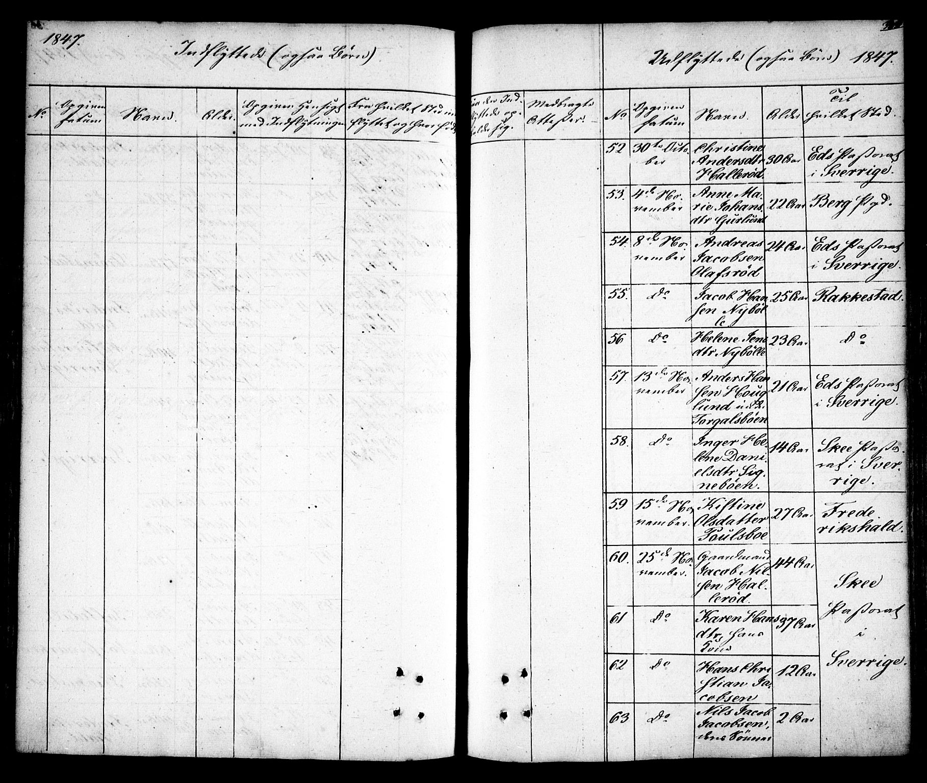 Idd prestekontor Kirkebøker, AV/SAO-A-10911/F/Fc/L0003: Parish register (official) no. III 3, 1832-1847, p. 334