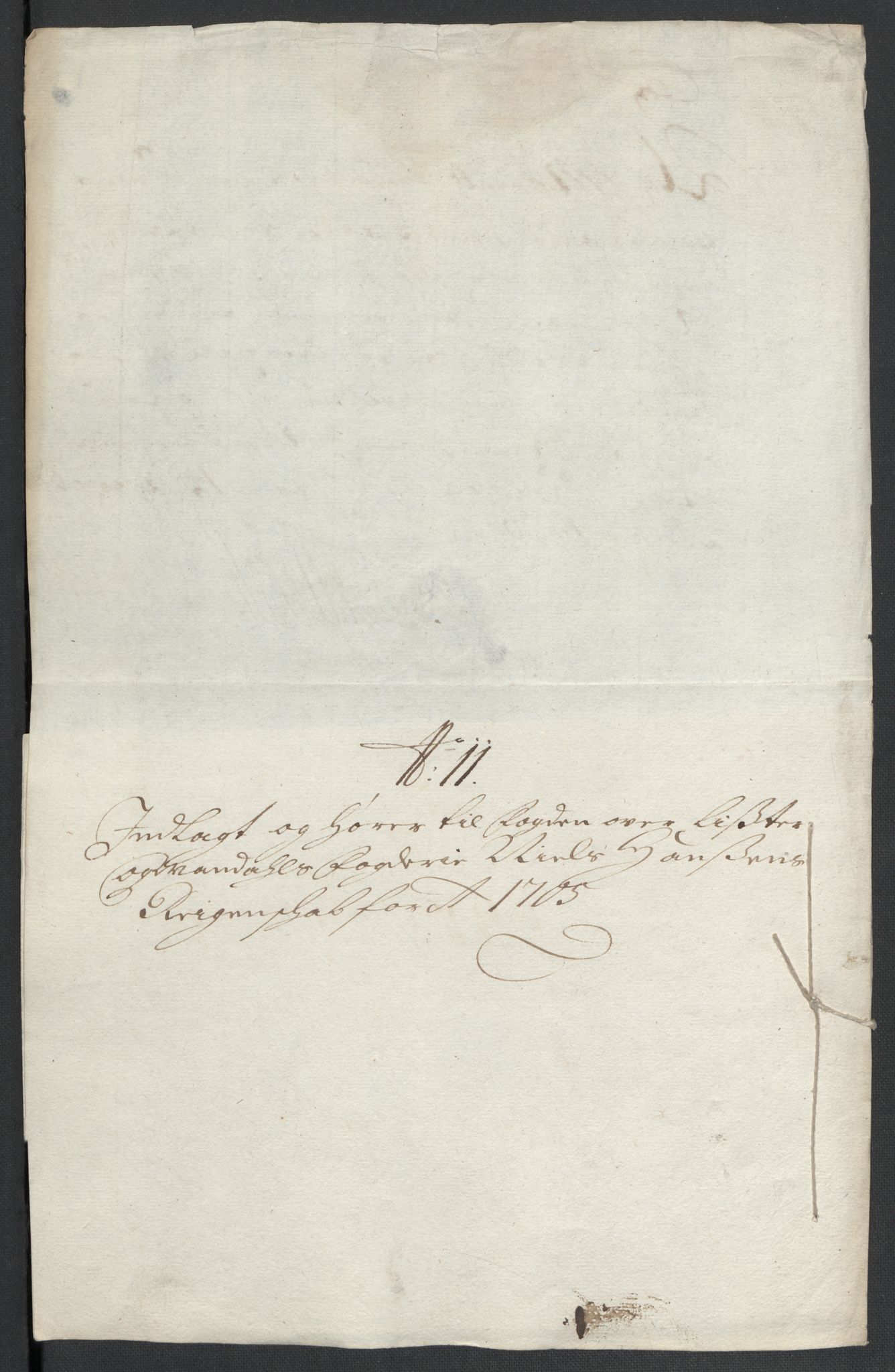 Rentekammeret inntil 1814, Reviderte regnskaper, Fogderegnskap, RA/EA-4092/R43/L2551: Fogderegnskap Lista og Mandal, 1705-1709, p. 107