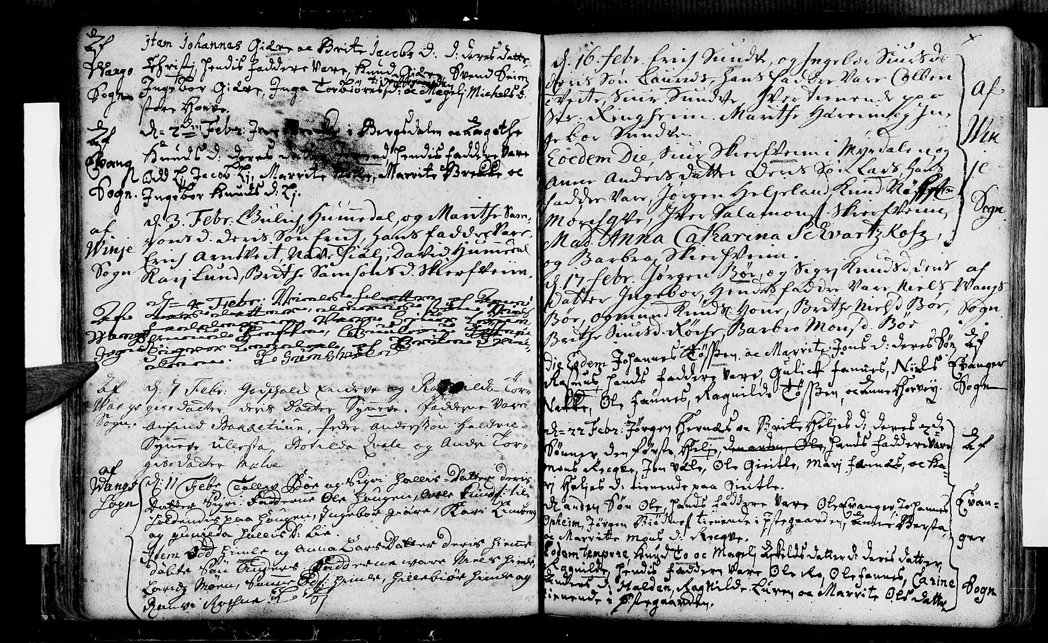 Voss sokneprestembete, AV/SAB-A-79001/H/Haa: Parish register (official) no. A 1, 1711-1721