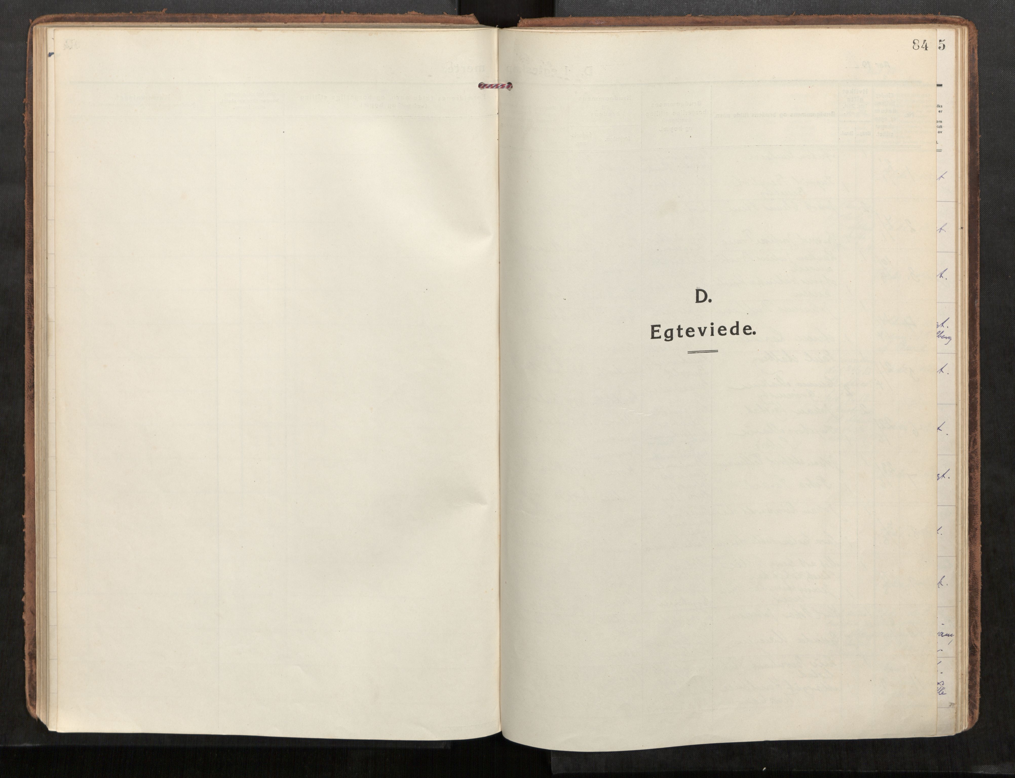 Steinkjer sokneprestkontor, AV/SAT-A-1541/01/H/Ha/Haa/L0004: Parish register (official) no. 4, 1918-1924, p. 84