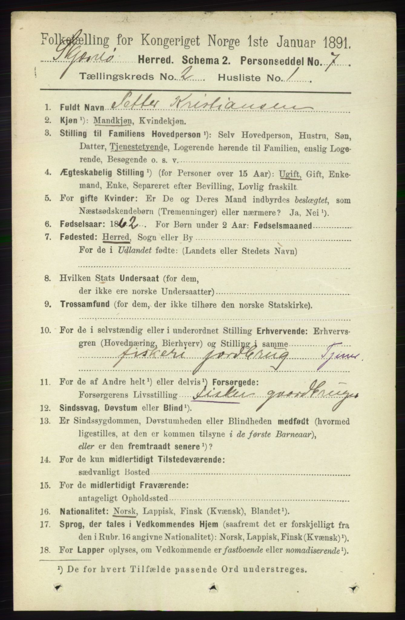 RA, 1891 census for 1941 Skjervøy, 1891, p. 1034