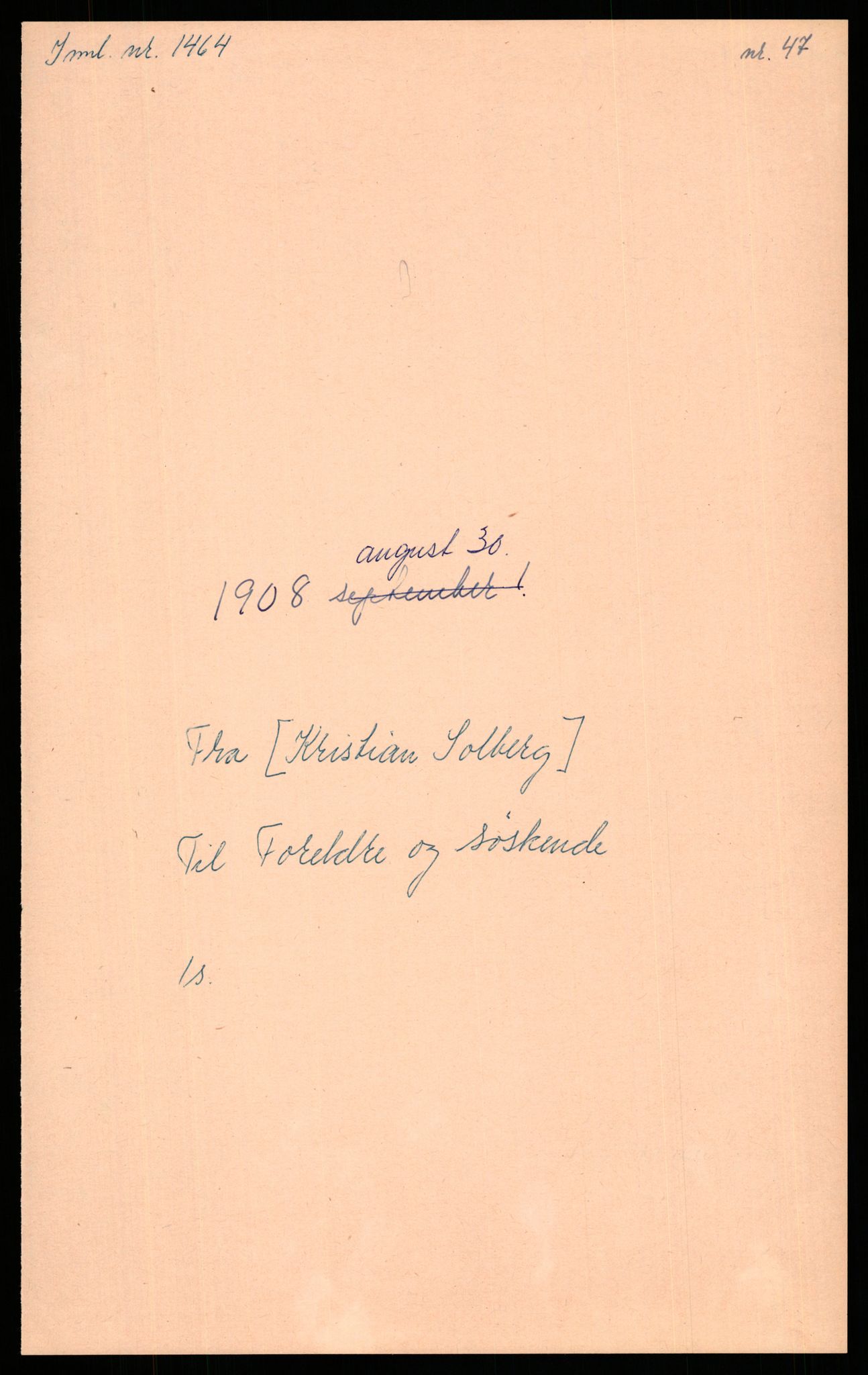 Samlinger til kildeutgivelse, Amerikabrevene, RA/EA-4057/F/L0009: Innlån fra Hedmark: Statsarkivet i Hamar - Wærenskjold, 1838-1914, p. 480