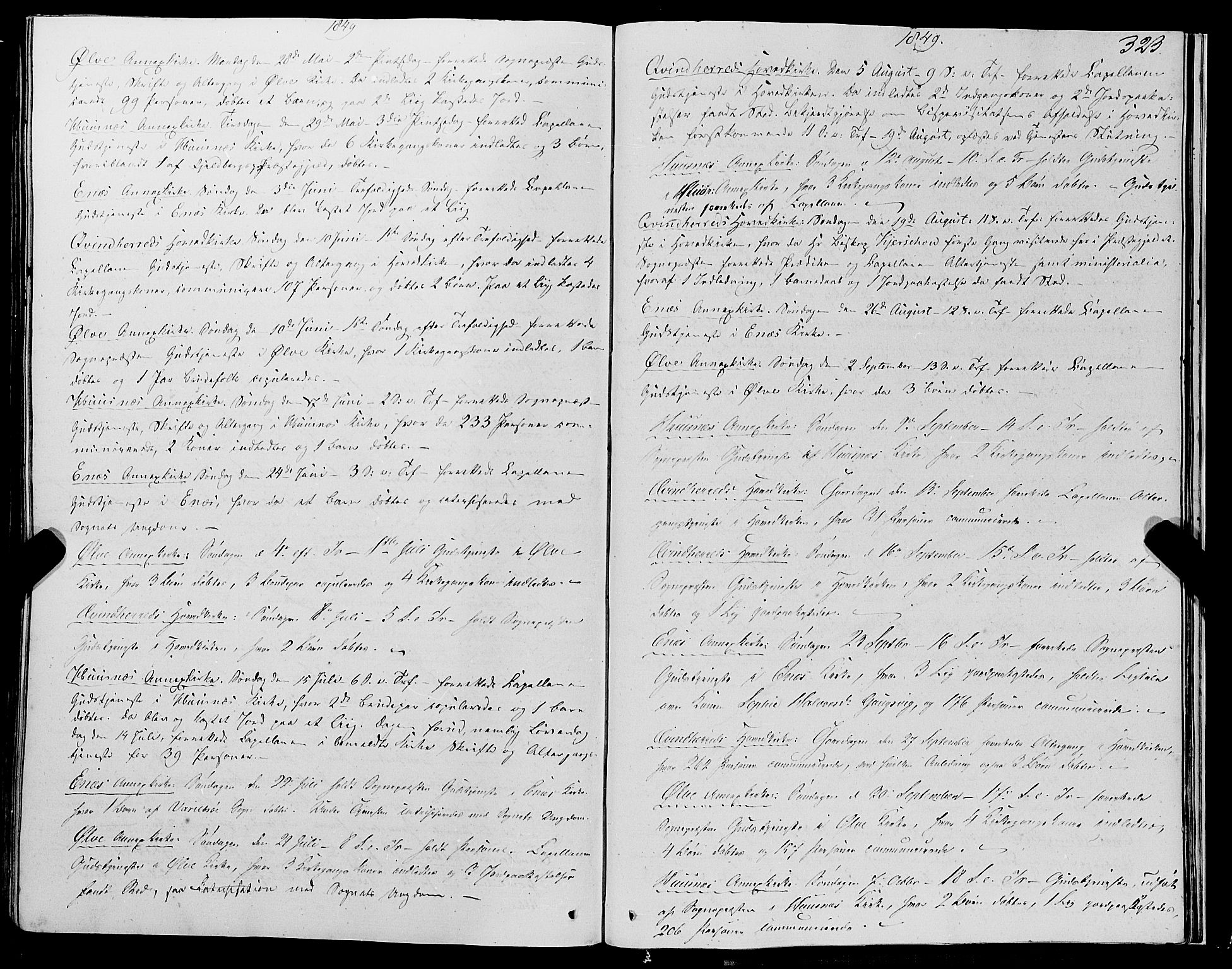 Kvinnherad sokneprestembete, SAB/A-76401/H/Haa: Parish register (official) no. A 7, 1843-1853, p. 323