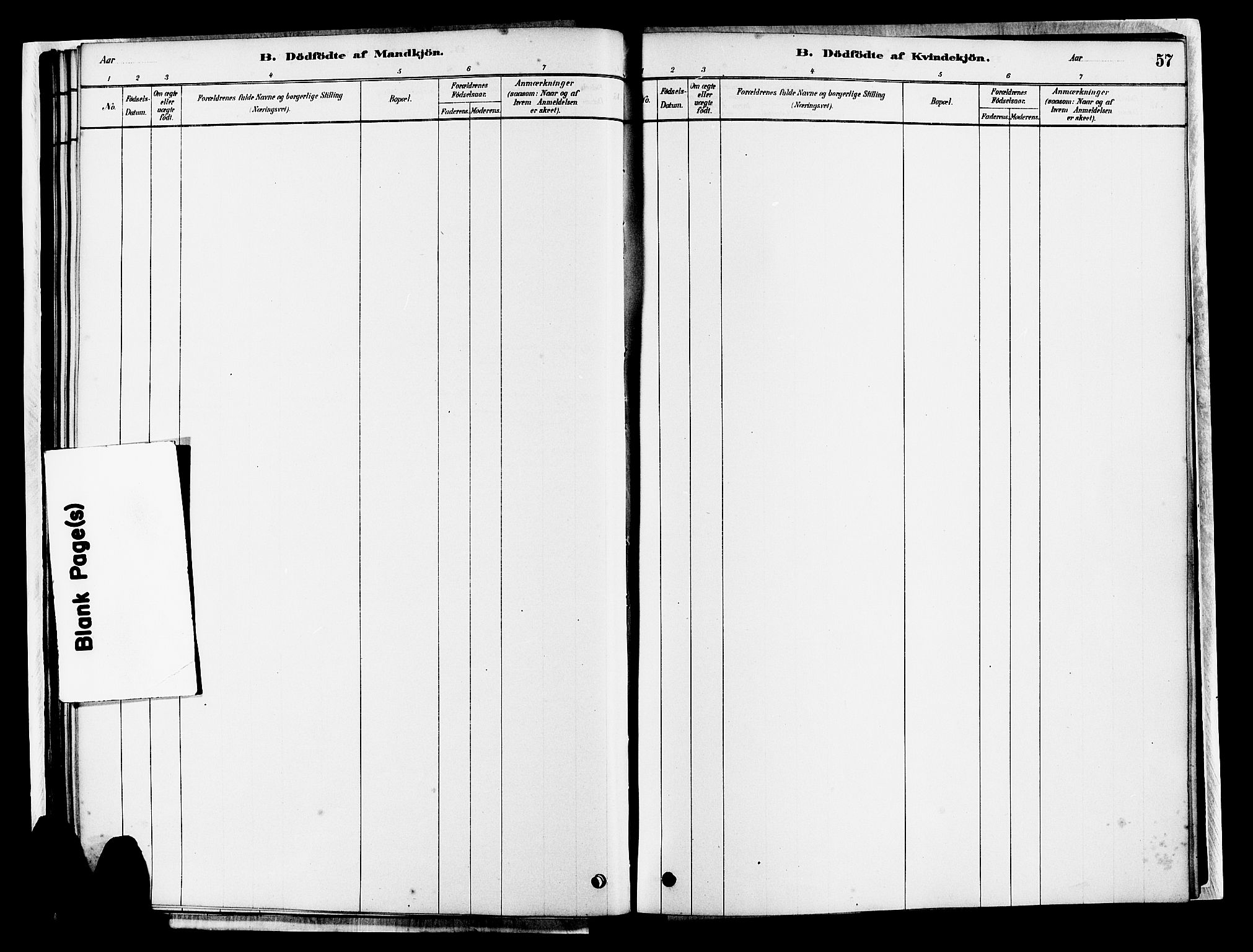 Tysvær sokneprestkontor, AV/SAST-A -101864/H/Ha/Haa/L0007: Parish register (official) no. A 7, 1878-1897, p. 57