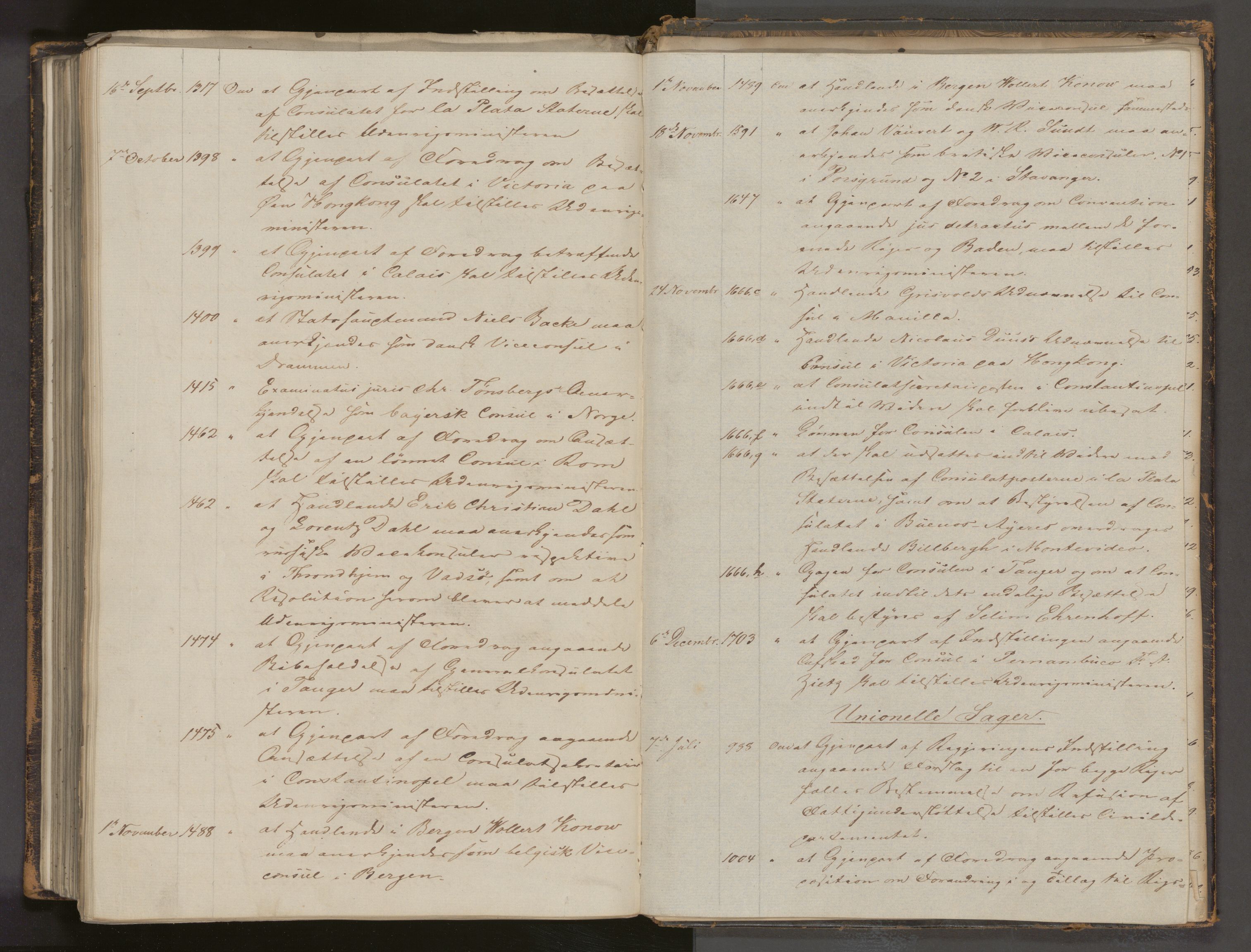 Statsrådssekretariatet, AV/RA-S-1001/A/Ab/L0080: Kgl. res. nr. 919-1741, 2. halvår, 1854