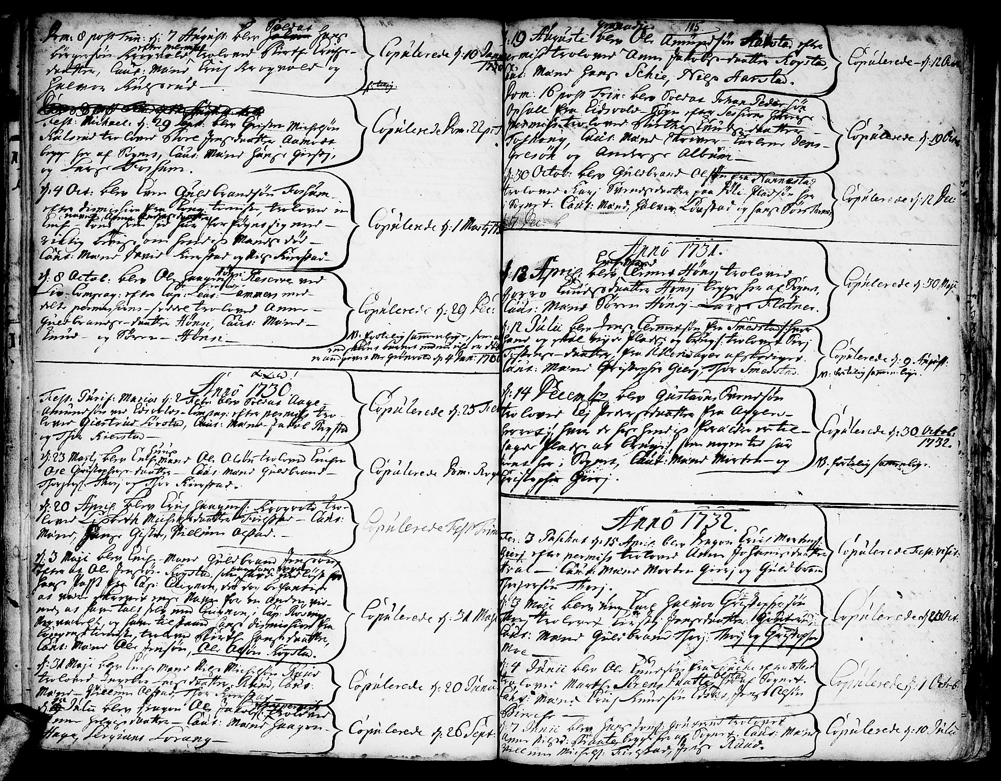 Gjerdrum prestekontor Kirkebøker, SAO/A-10412b/F/Fa/L0001: Parish register (official) no. I 1, 1689-1736, p. 115