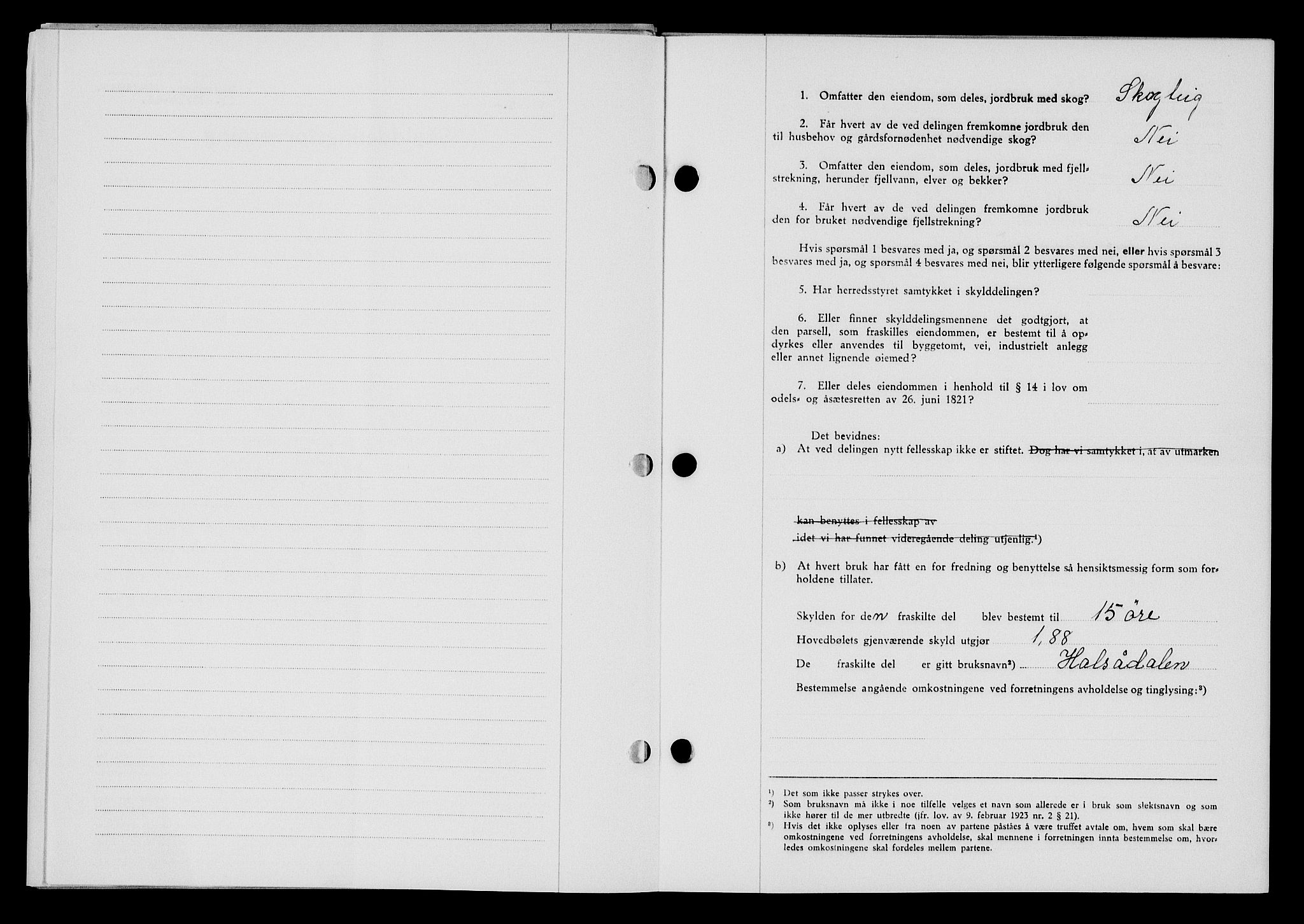 Flekkefjord sorenskriveri, AV/SAK-1221-0001/G/Gb/Gba/L0060: Mortgage book no. A-8, 1945-1946, Diary no: : 468/1945