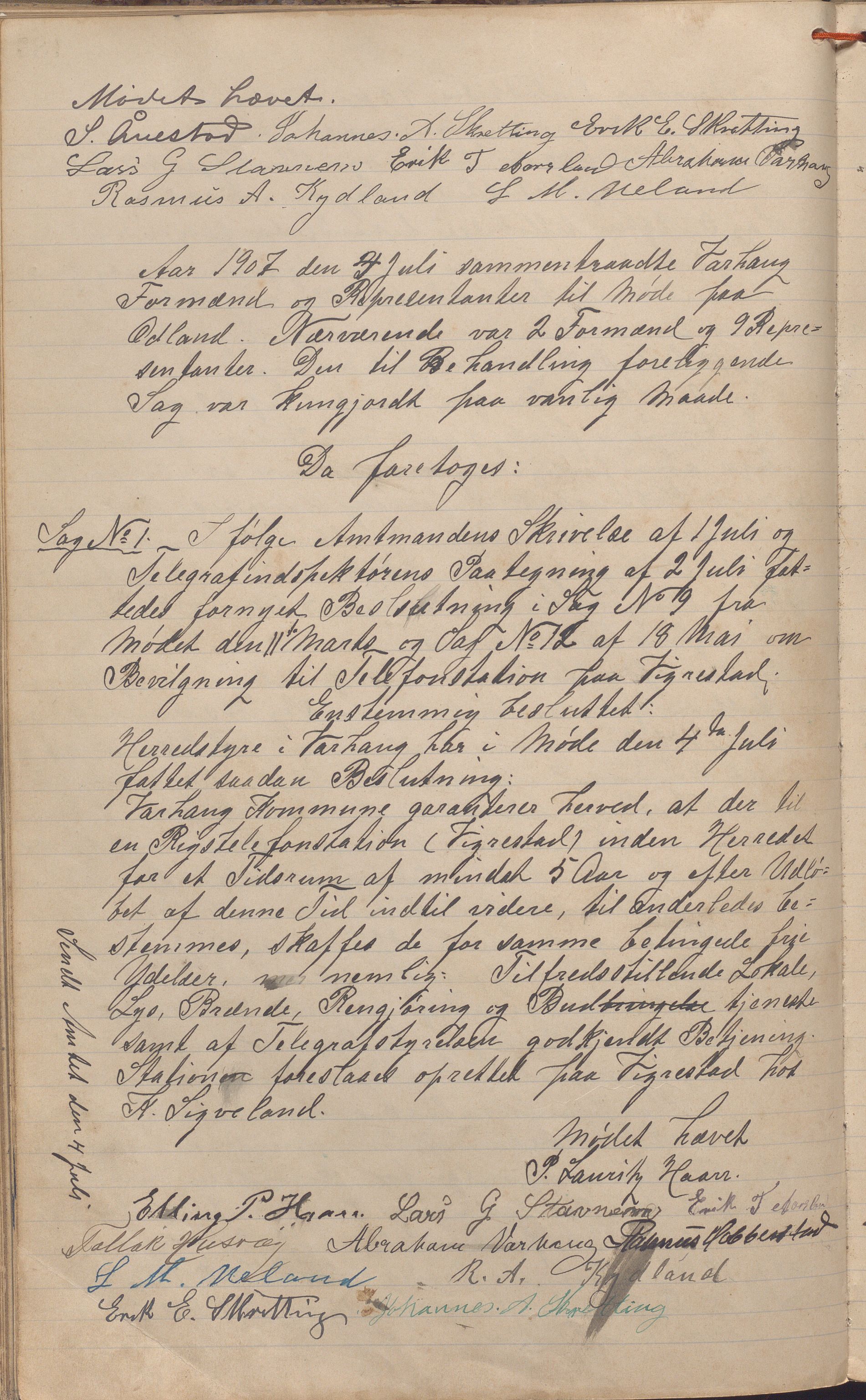 Varhaug kommune- Formannskapet, IKAR/K-100952/A/L0001: Møtebok, 1894-1917, p. 182b