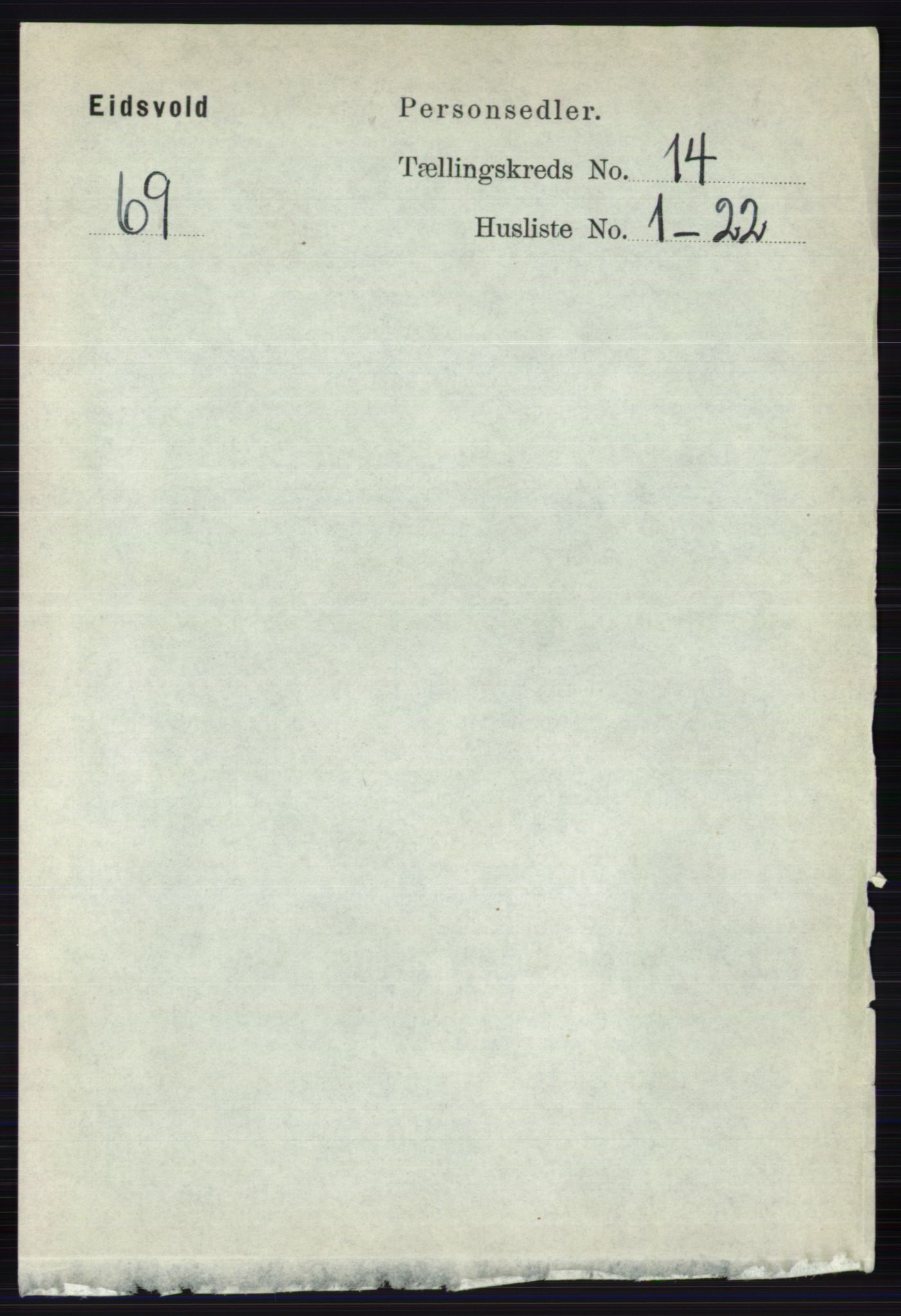 RA, 1891 census for 0237 Eidsvoll, 1891, p. 9429