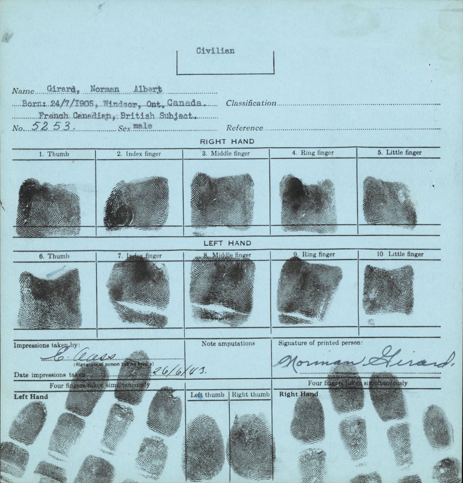 Forsvaret, Forsvarets overkommando/Luftforsvarsstaben, AV/RA-RAFA-4079/P/Pa/L0013: Personellmapper, 1905, p. 93