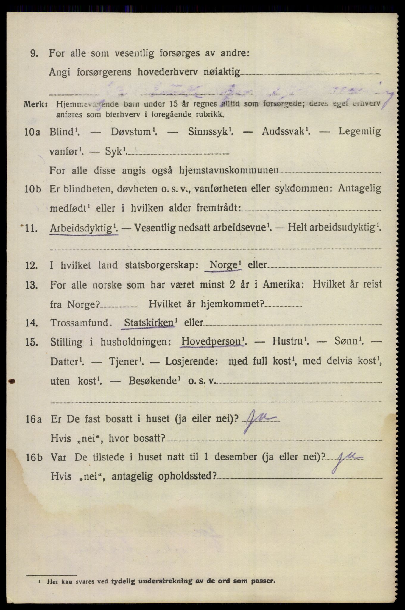 SAKO, 1920 census for Nes (Buskerud), 1920, p. 5833