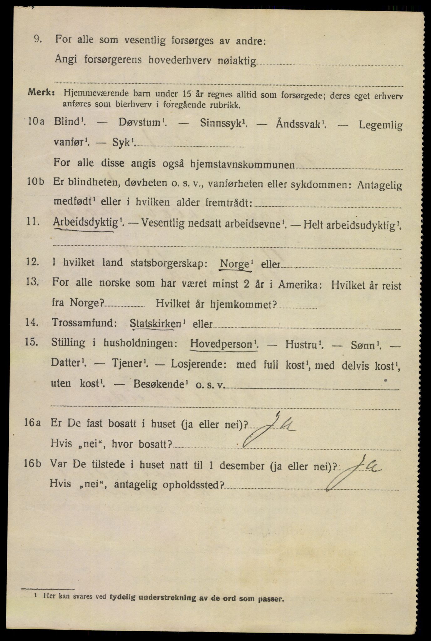 SAKO, 1920 census for Porsgrunn, 1920, p. 14446