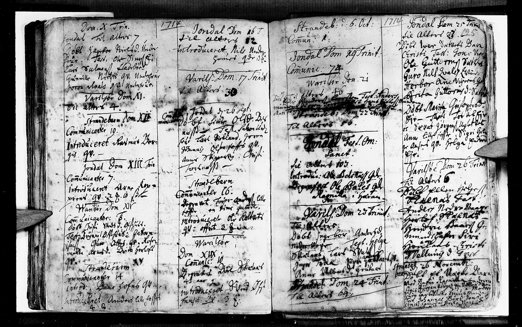 Strandebarm sokneprestembete, AV/SAB-A-78401/H/Haa: Parish register (official) no. A 1, 1670-1726, p. 125