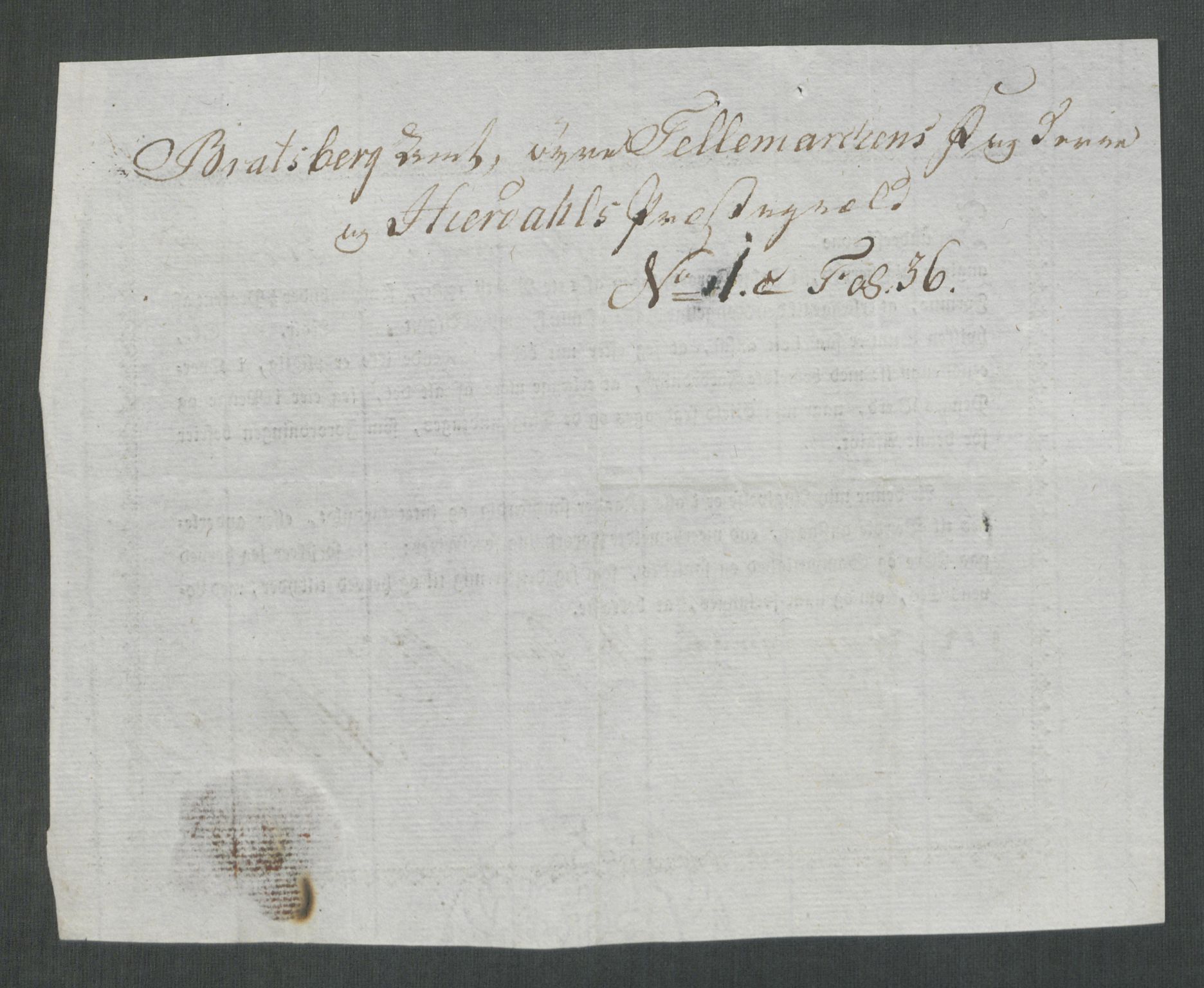 Rentekammeret inntil 1814, Reviderte regnskaper, Mindre regnskaper, AV/RA-EA-4068/Rf/Rfe/L0062: Øvre Romerike fogderi, Øvre Telemark fogderi, 1789, p. 379