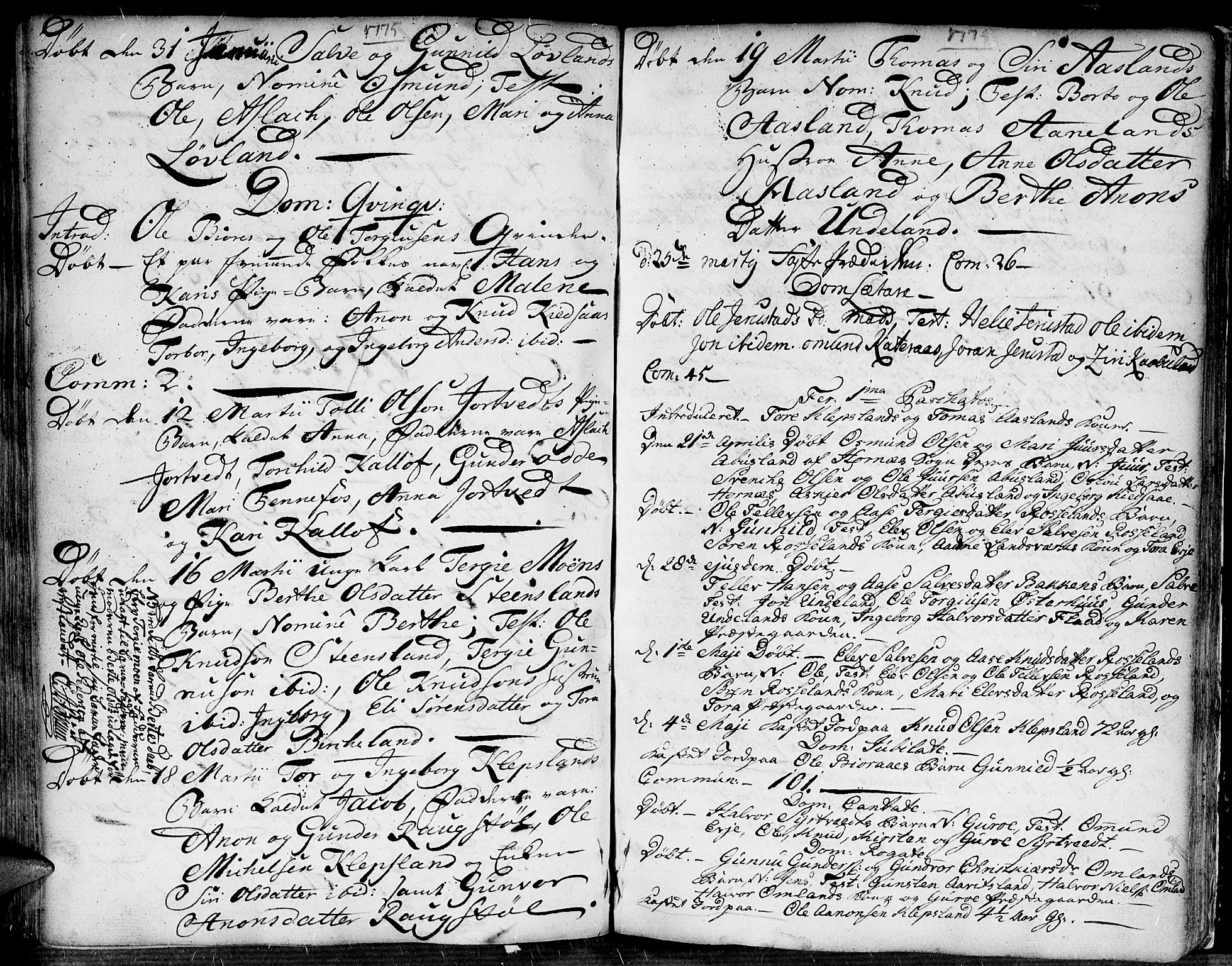 Evje sokneprestkontor, SAK/1111-0008/F/Fa/Faa/L0002: Parish register (official) no. A 2, 1760-1787