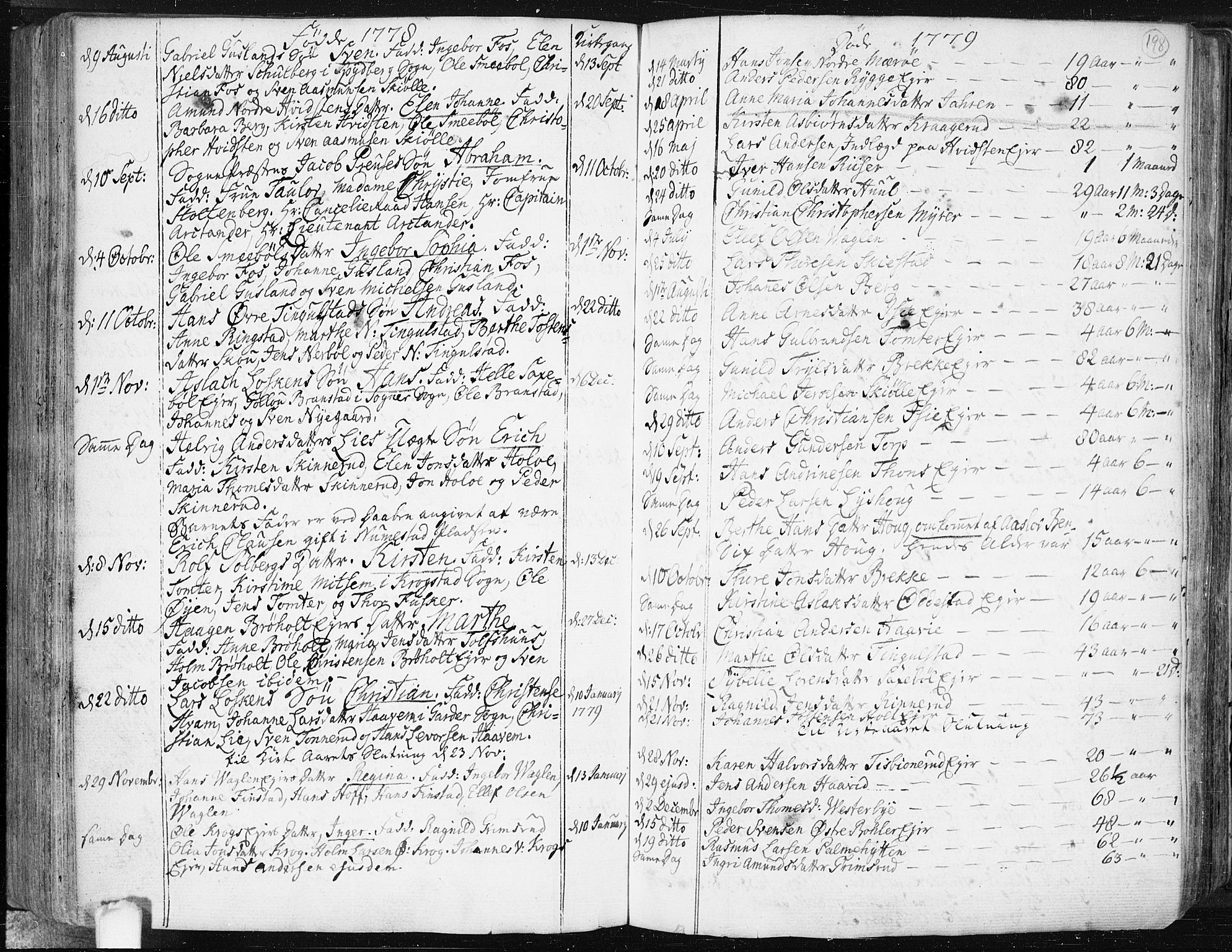 Hobøl prestekontor Kirkebøker, SAO/A-2002/F/Fa/L0001: Parish register (official) no. I 1, 1733-1814, p. 198