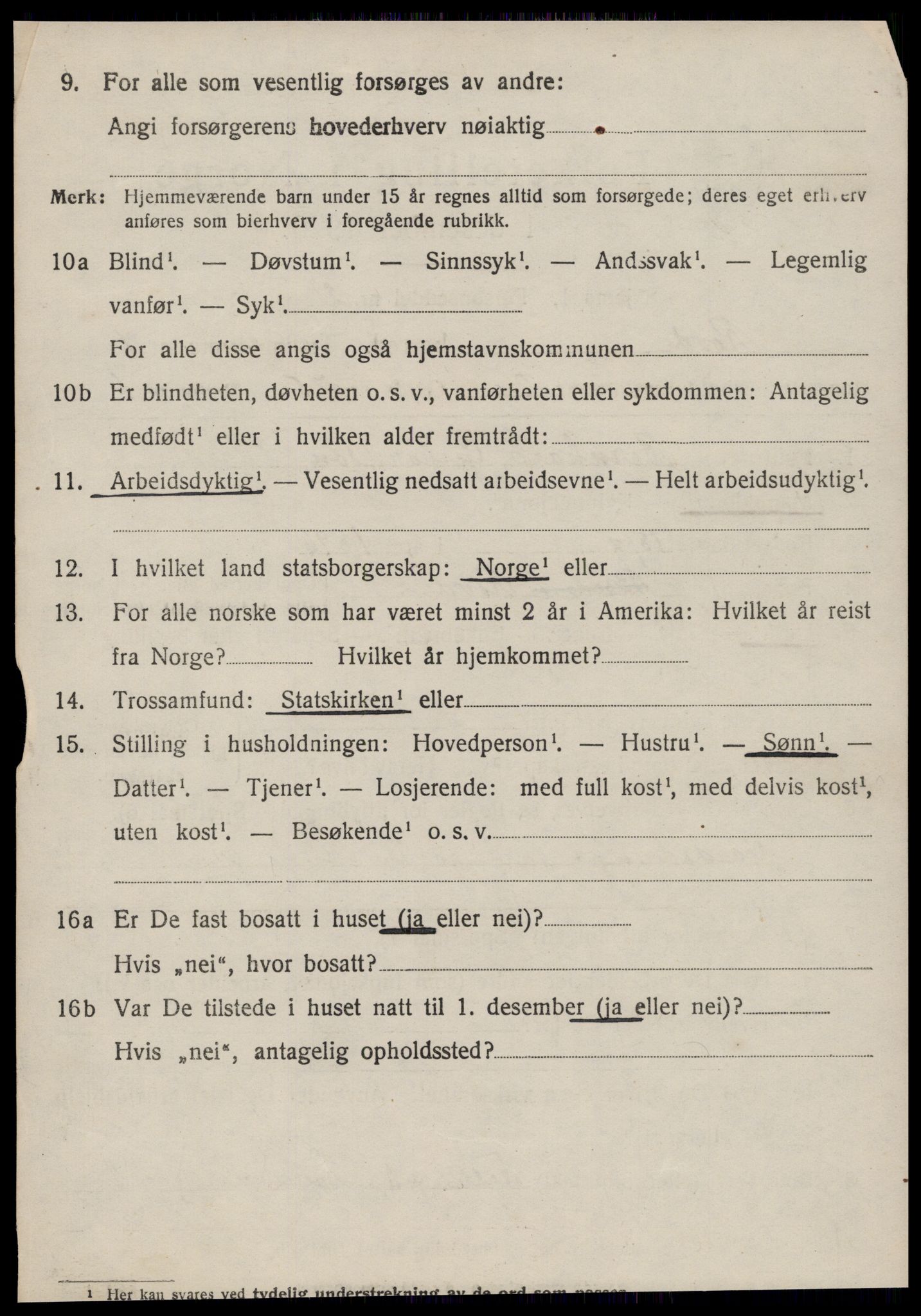 SAT, 1920 census for Rovde, 1920, p. 244