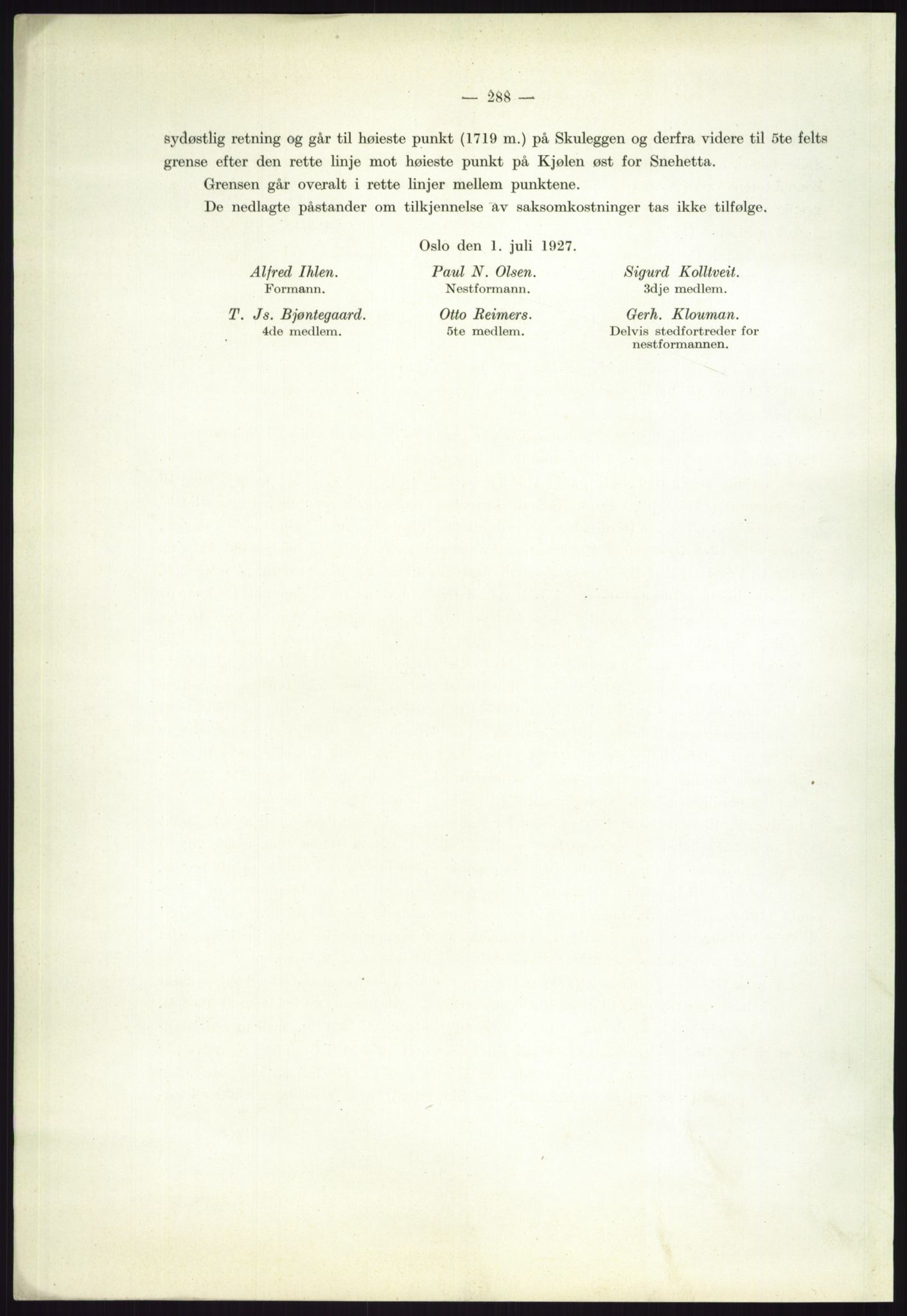 Høyfjellskommisjonen, AV/RA-S-1546/X/Xa/L0001: Nr. 1-33, 1909-1953, p. 2835