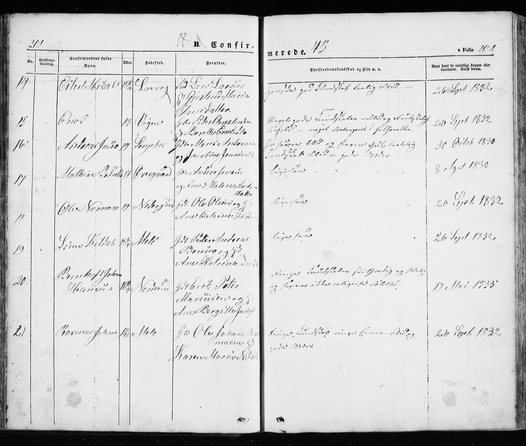 Trondenes sokneprestkontor, SATØ/S-1319/H/Ha/L0010kirke: Parish register (official) no. 10, 1840-1865, p. 201-202