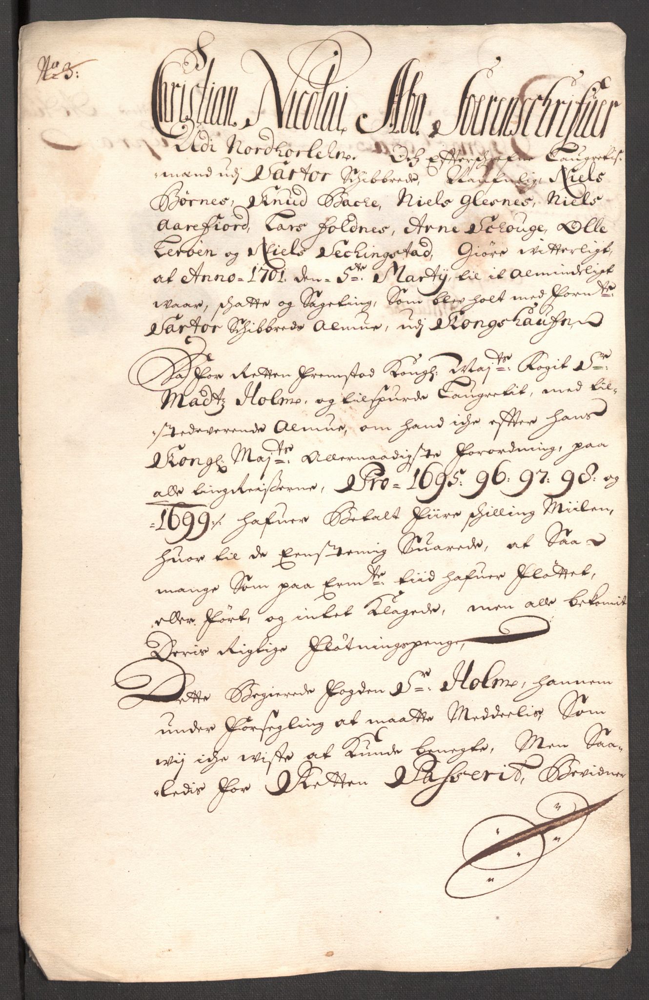 Rentekammeret inntil 1814, Reviderte regnskaper, Fogderegnskap, RA/EA-4092/R51/L3184: Fogderegnskap Nordhordland og Voss, 1698-1699, p. 362