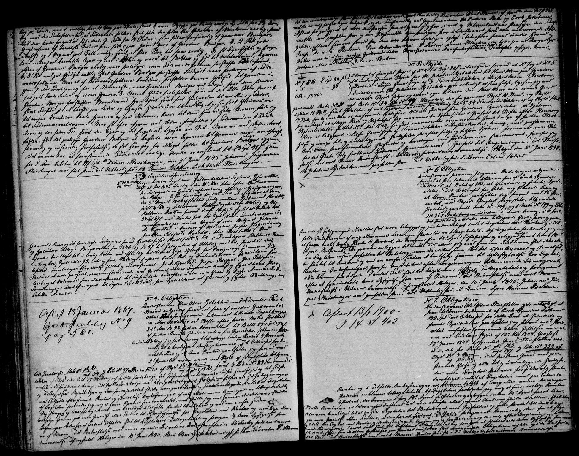 Nord-Gudbrandsdal tingrett, SAH/TING-002/H/Hb/Hba/L0007A: Mortgage book no. 7a, 1839-1846, p. 255