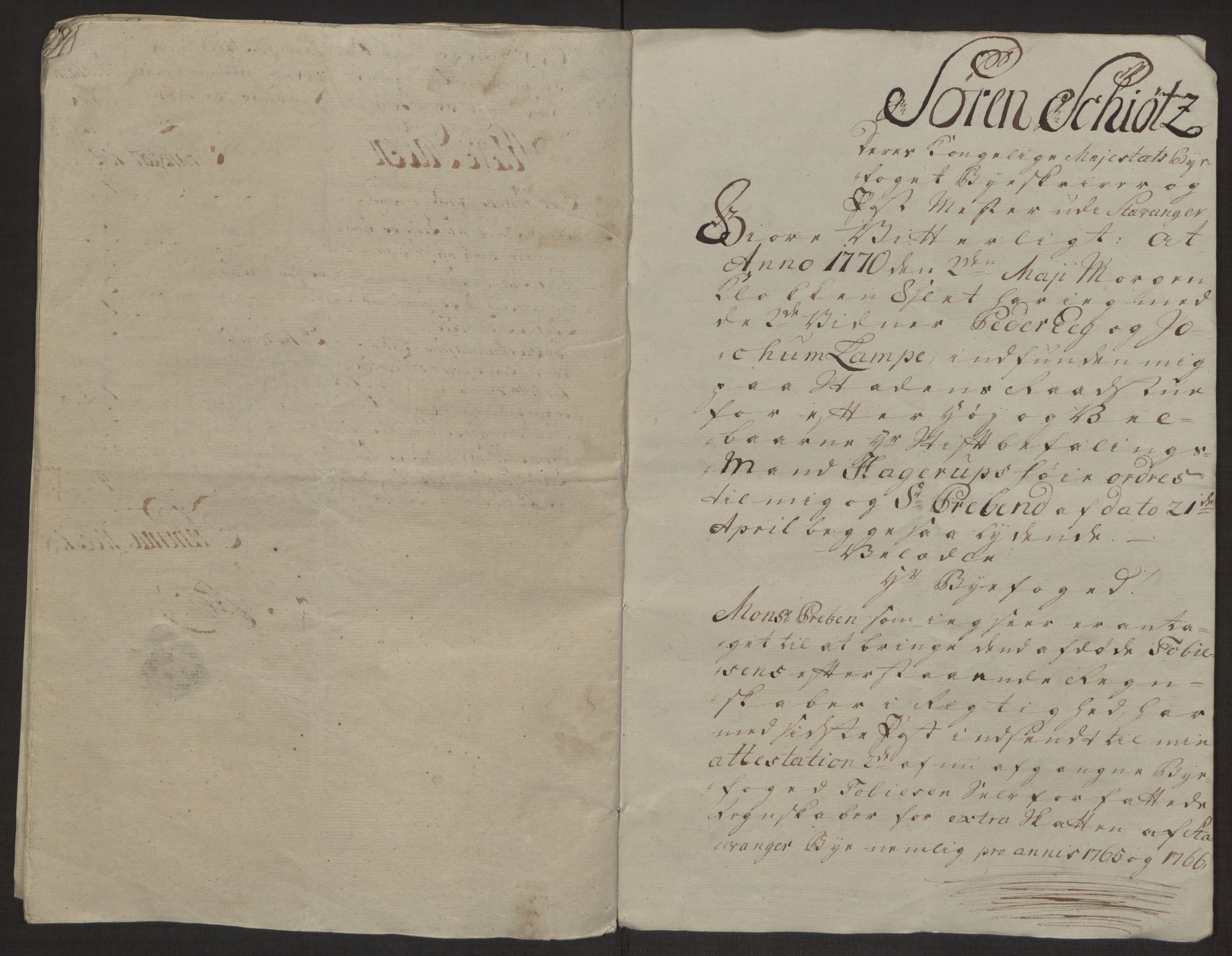 Rentekammeret inntil 1814, Reviderte regnskaper, Byregnskaper, AV/RA-EA-4066/R/Ro/L0305/0001: [O6] Kontribusjonsregnskap / Ekstraskatt, 1762-1768, p. 203