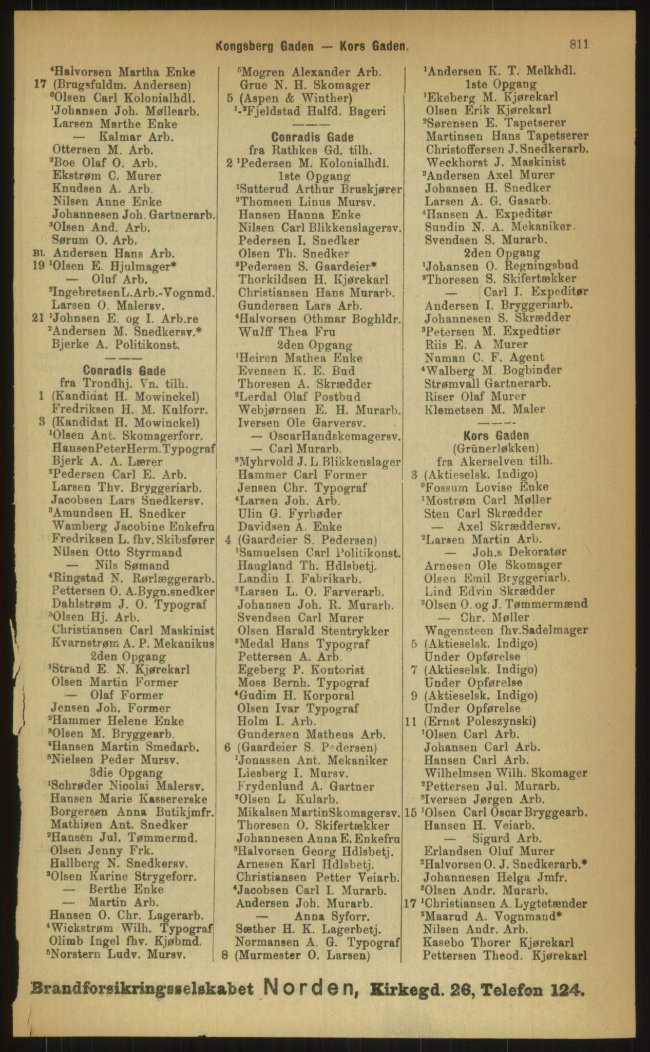 Kristiania/Oslo adressebok, PUBL/-, 1899, p. 811