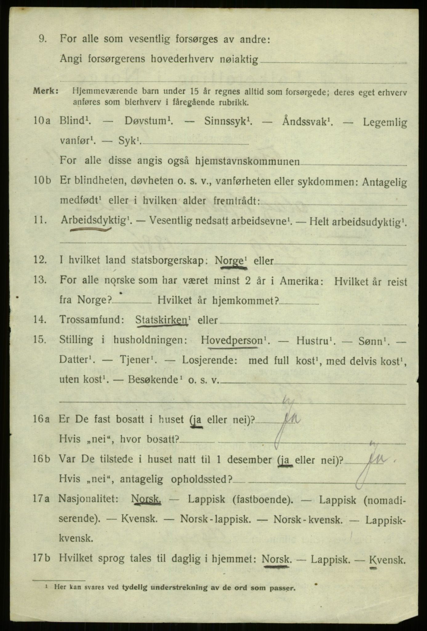 SATØ, 1920 census for Tromsø, 1920, p. 21842
