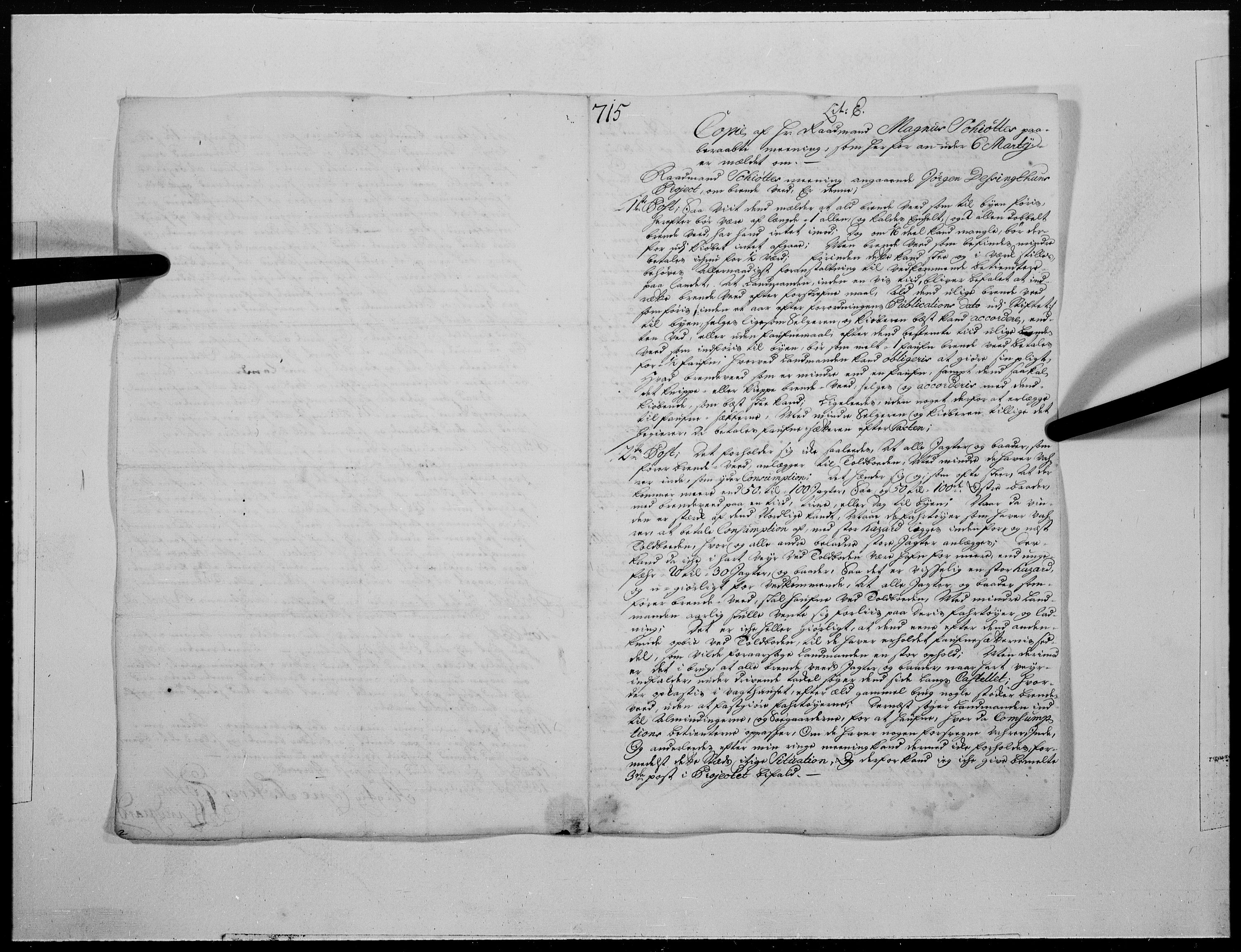 Danske Kanselli 1572-1799, RA/EA-3023/F/Fc/Fcc/Fcca/L0102: Norske innlegg 1572-1799, 1728, p. 184